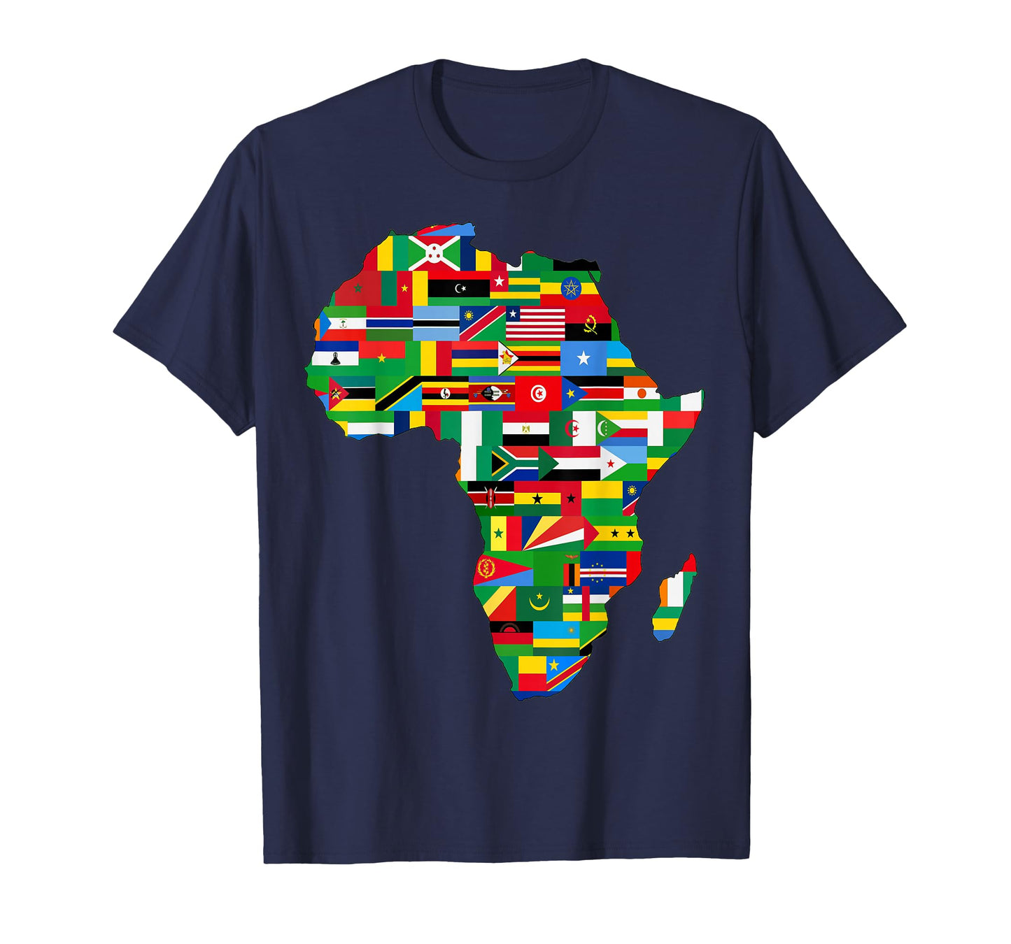 Africa T-Shirt Proud African Country Flags Continent Love T-Shirt
