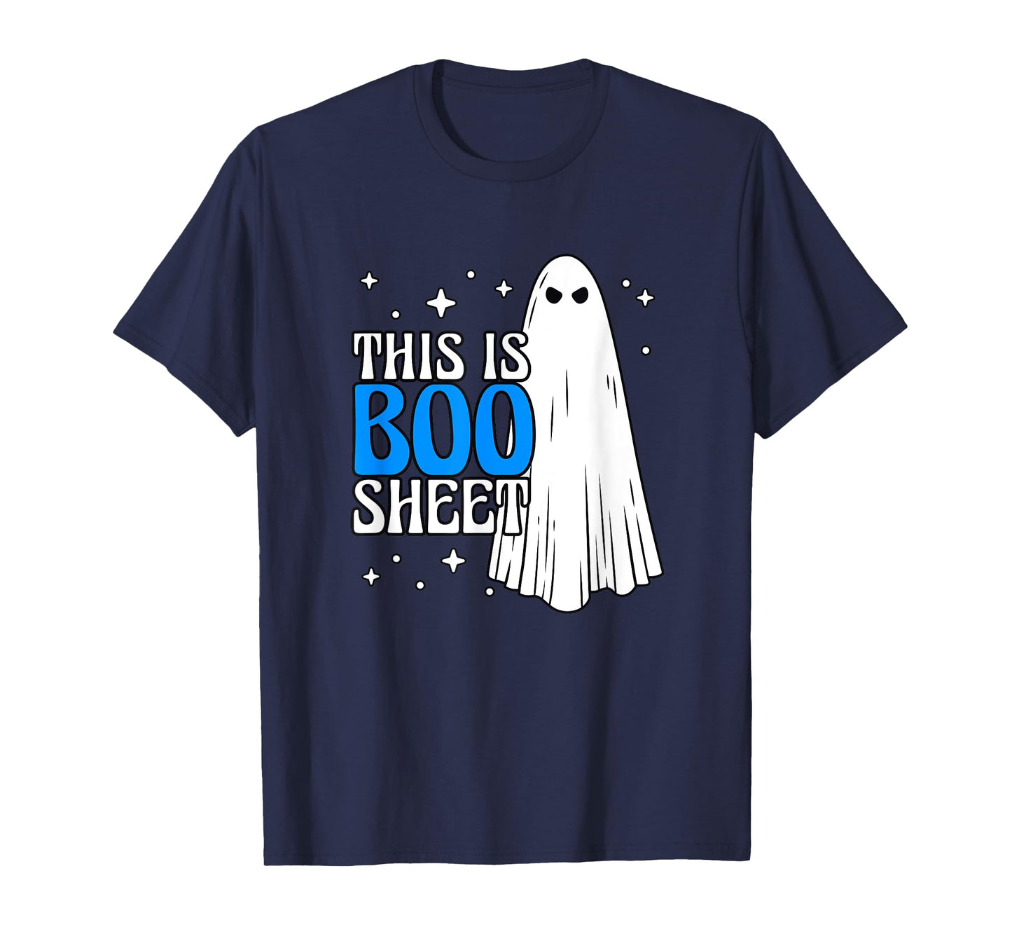 Blue Boo Sheet Ghost T-Shirt