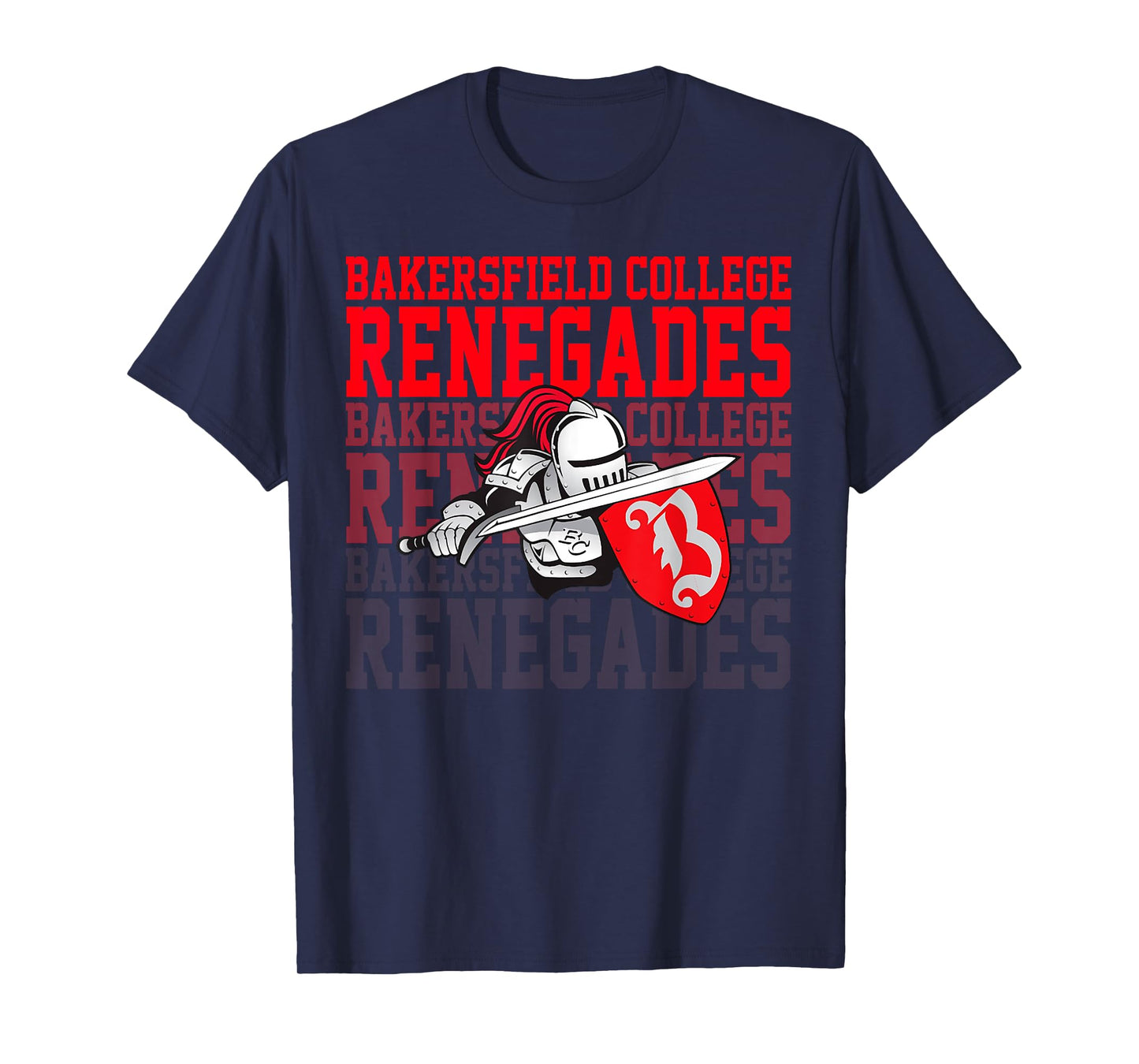 Bakersfield College Renegades AIC Retro Vintage Sports T-Shirt