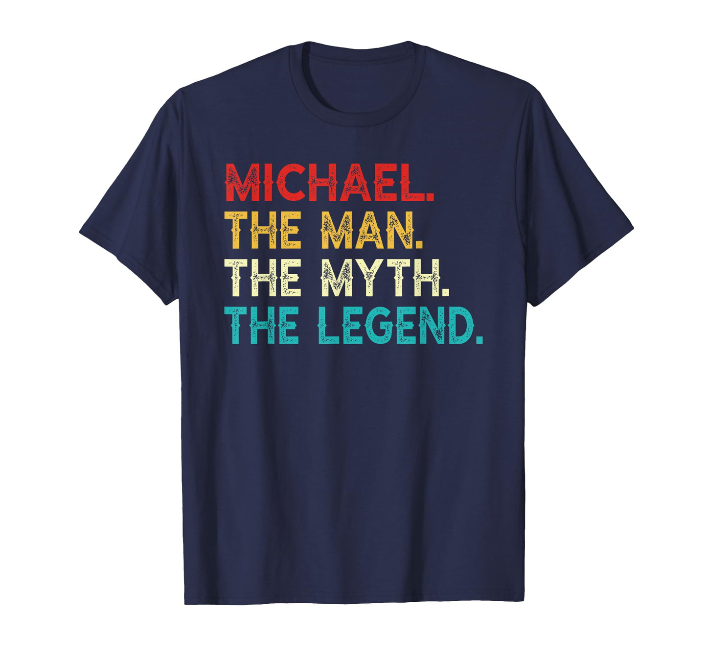 Michael The Man The Myth The Legend Funny Vintage Michael T-Shirt