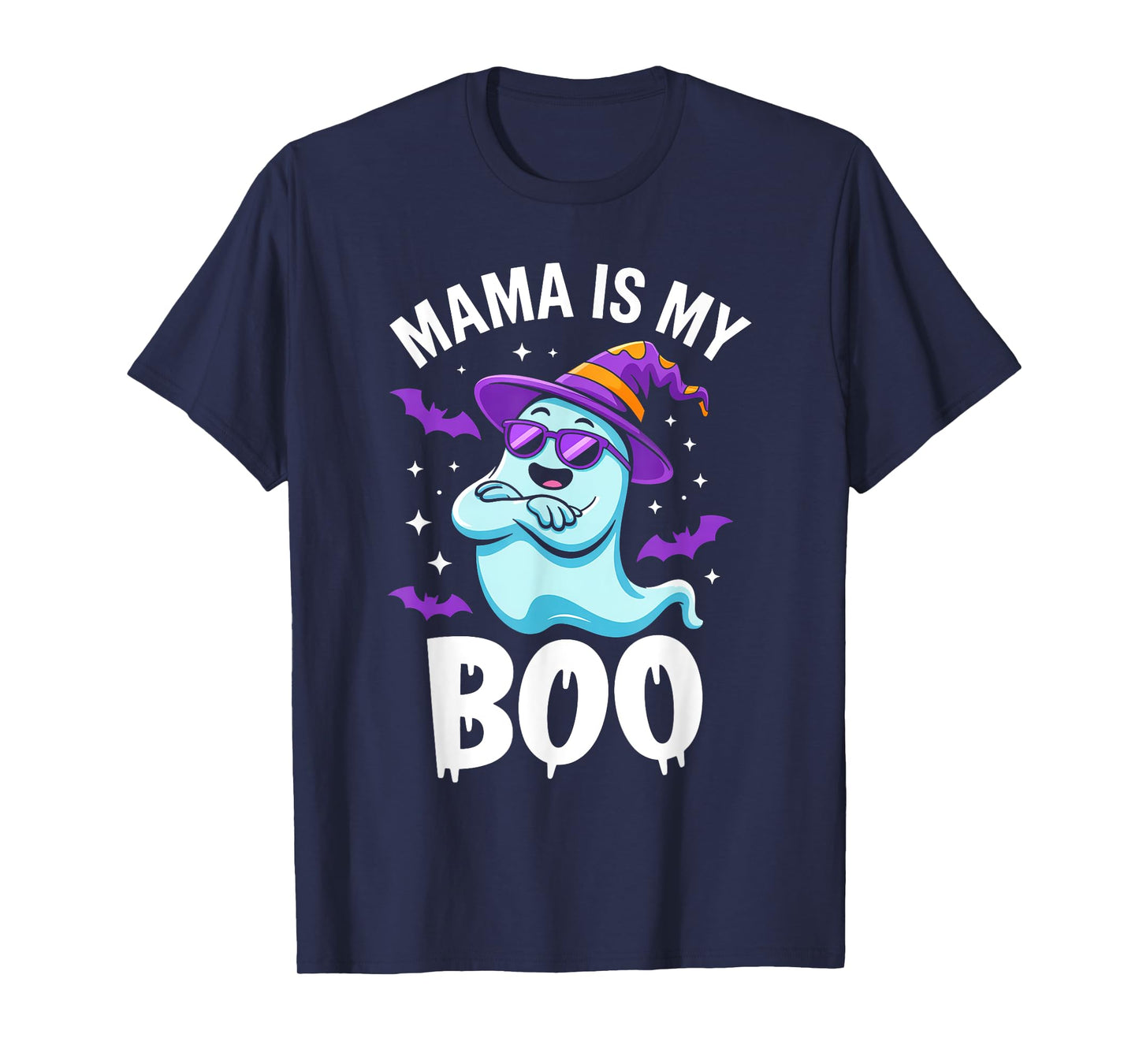 Groovy Mama Is My Boo Halloween Toddler Boys Girls Kids T-Shirt