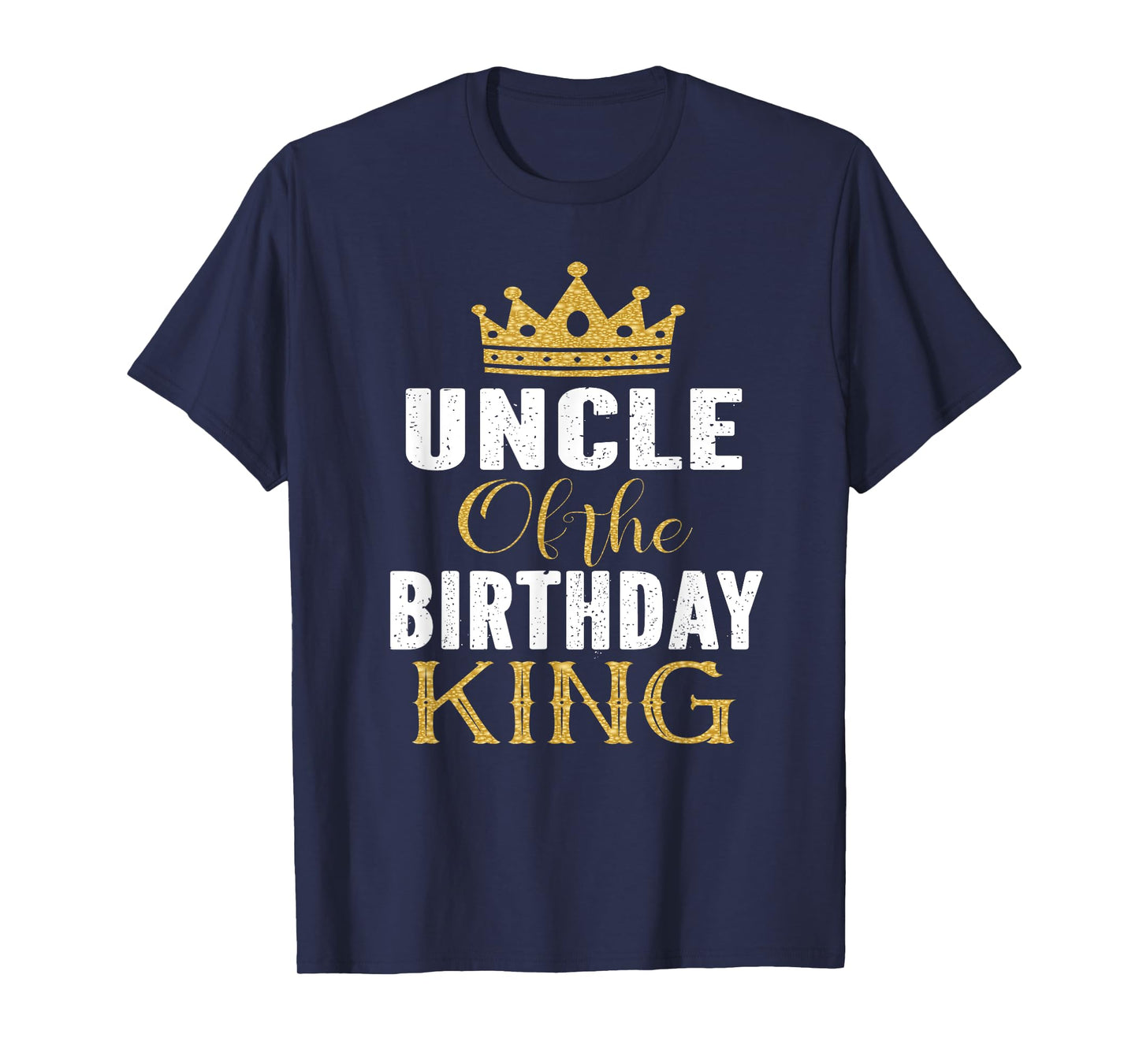 Uncle Of The Birthday King Boys Bday Party Gift For Him T-Shirt