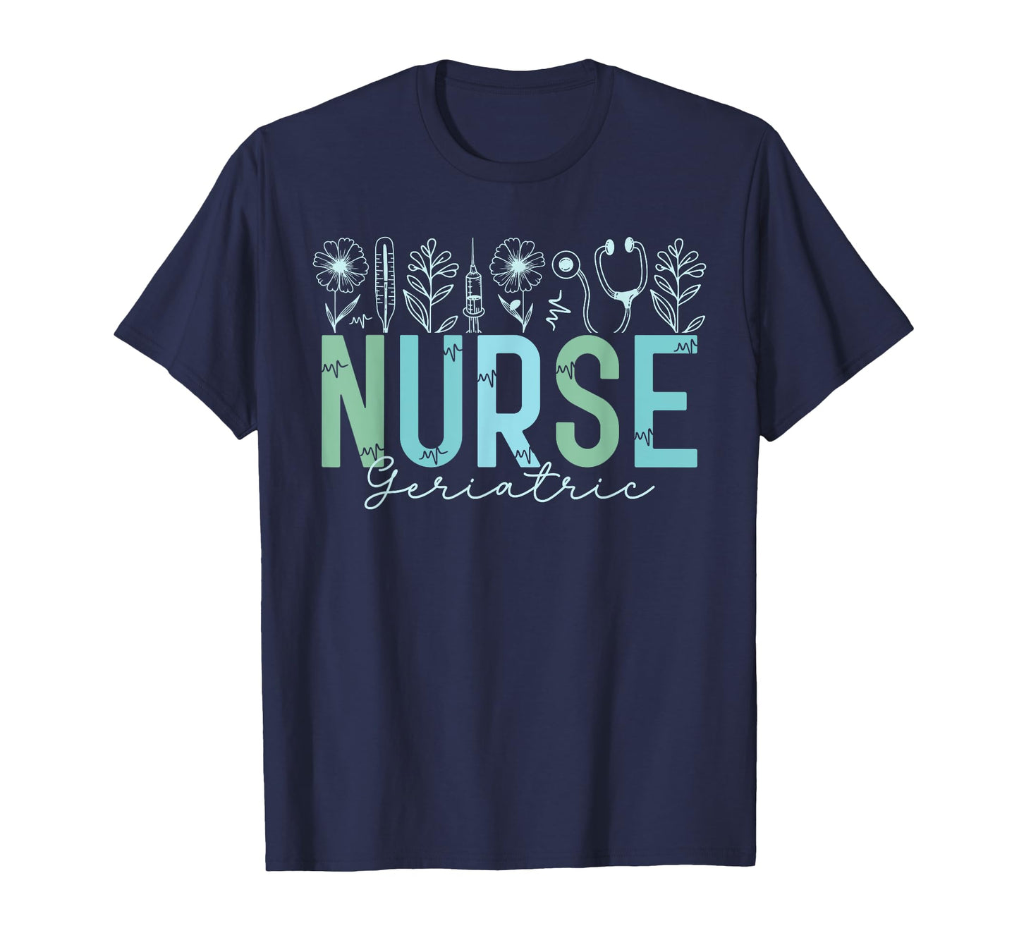 Geriatric Caregiver Geriatric Nurse Nursing Women T-Shirt