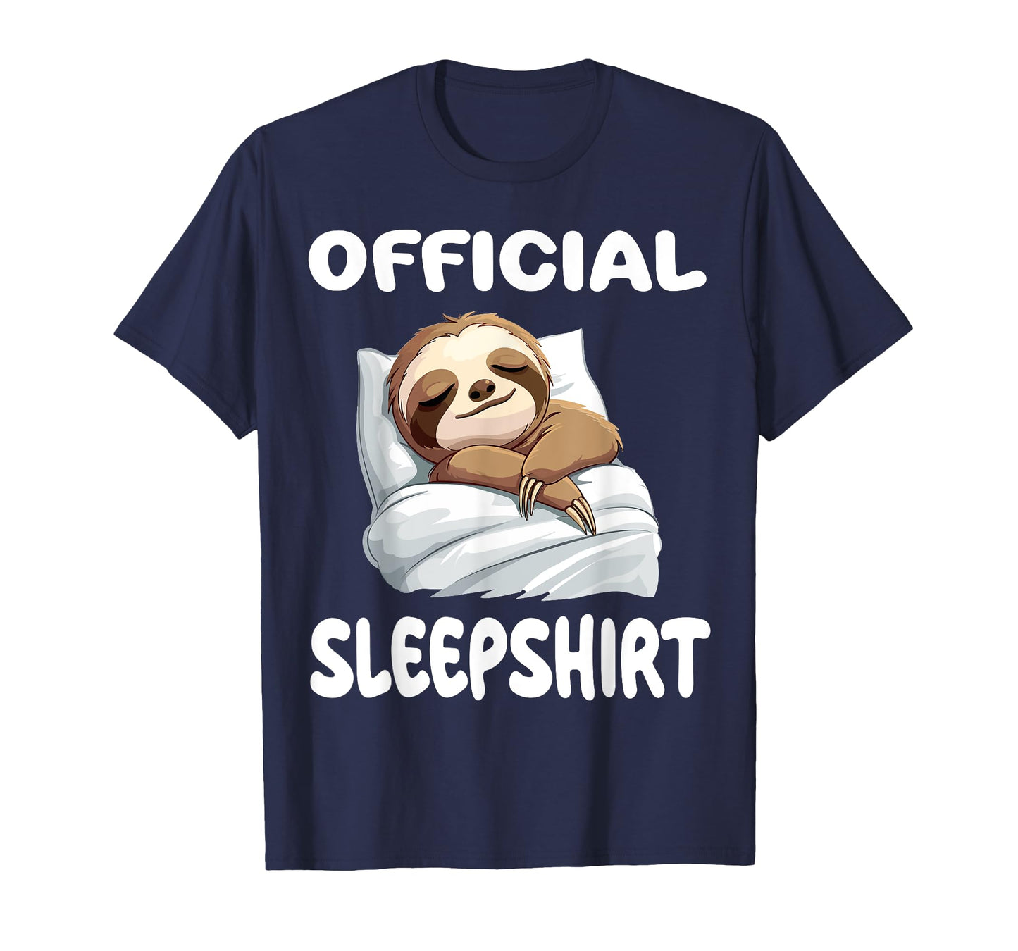 Sloth Animal Official Sleepshirt Pajamas Nightgown T-Shirt