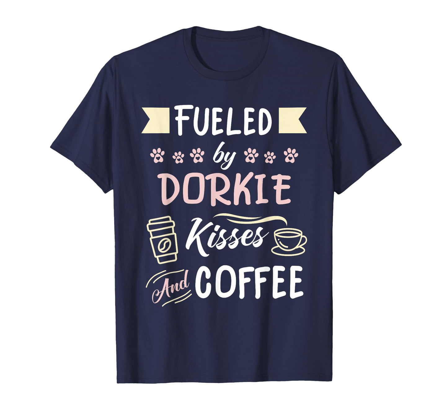 Dorkie Mom Coffee Lover T-Shirt