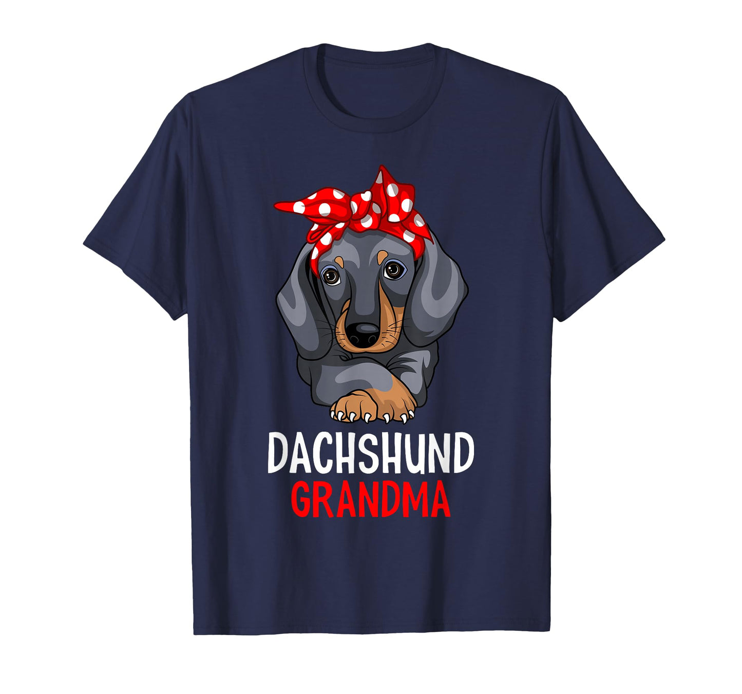 Dachshund Grandma Weenie Dog Lover Funny Weiner Dog T-Shirt