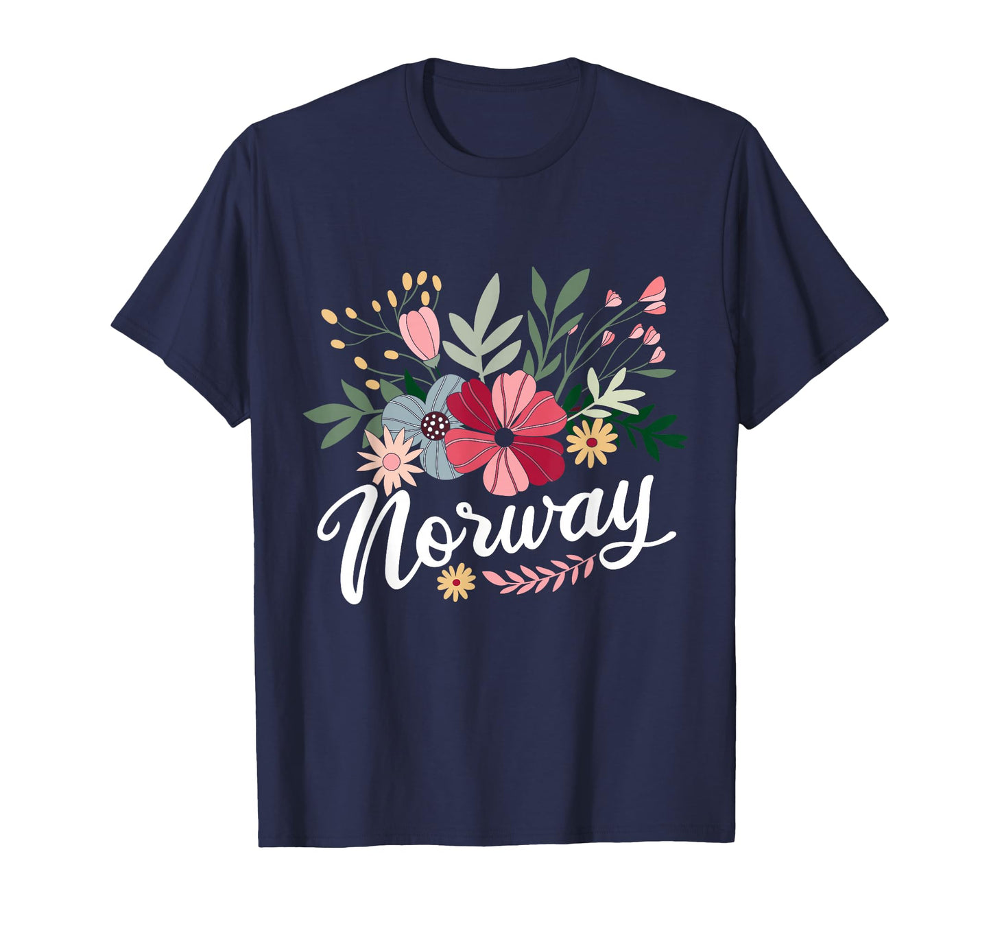 Scandinavian Country Norway Mountains Gift Norway T-Shirt