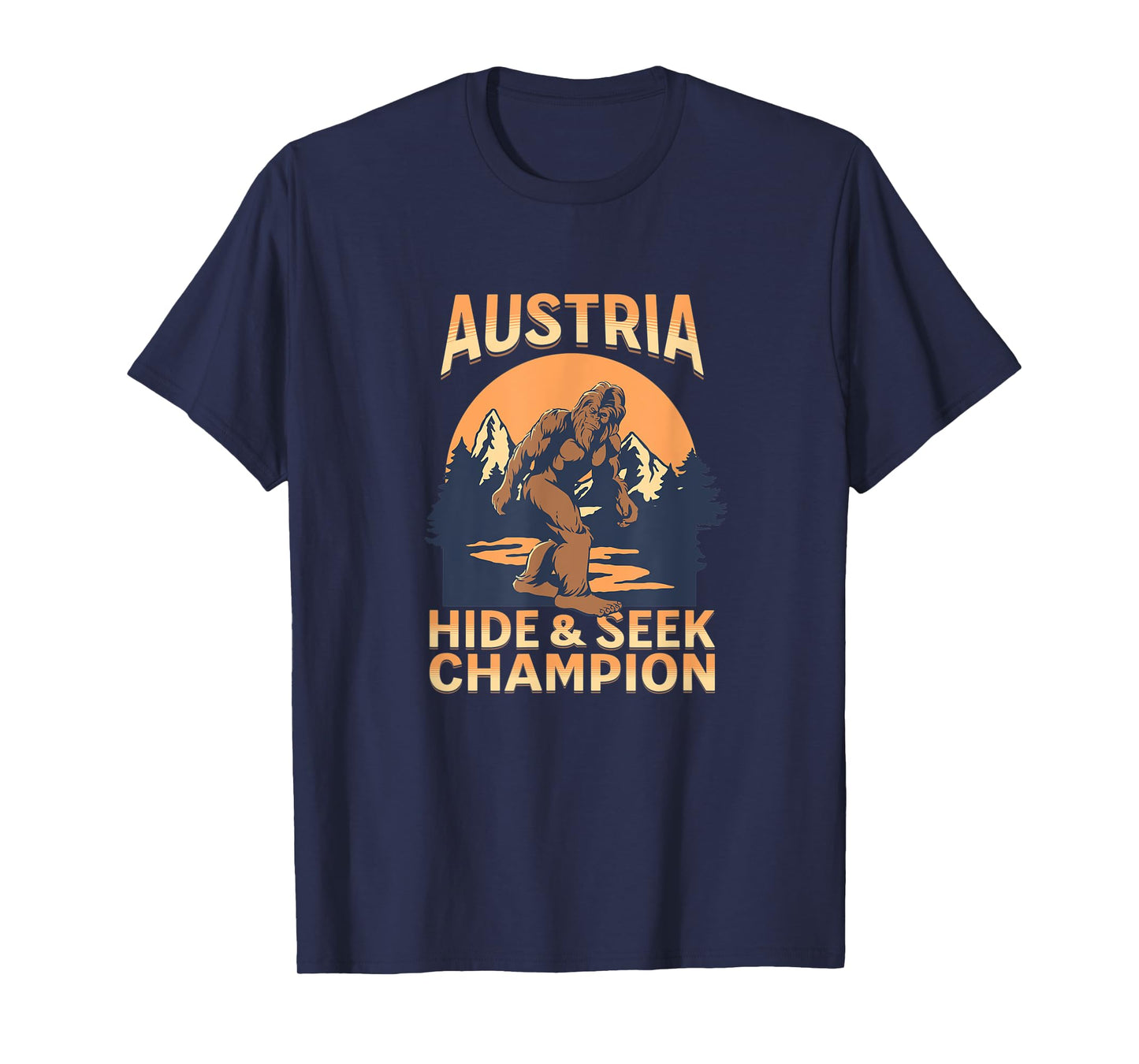 Austria Bigfoot Country Sunset Champ T-Shirt