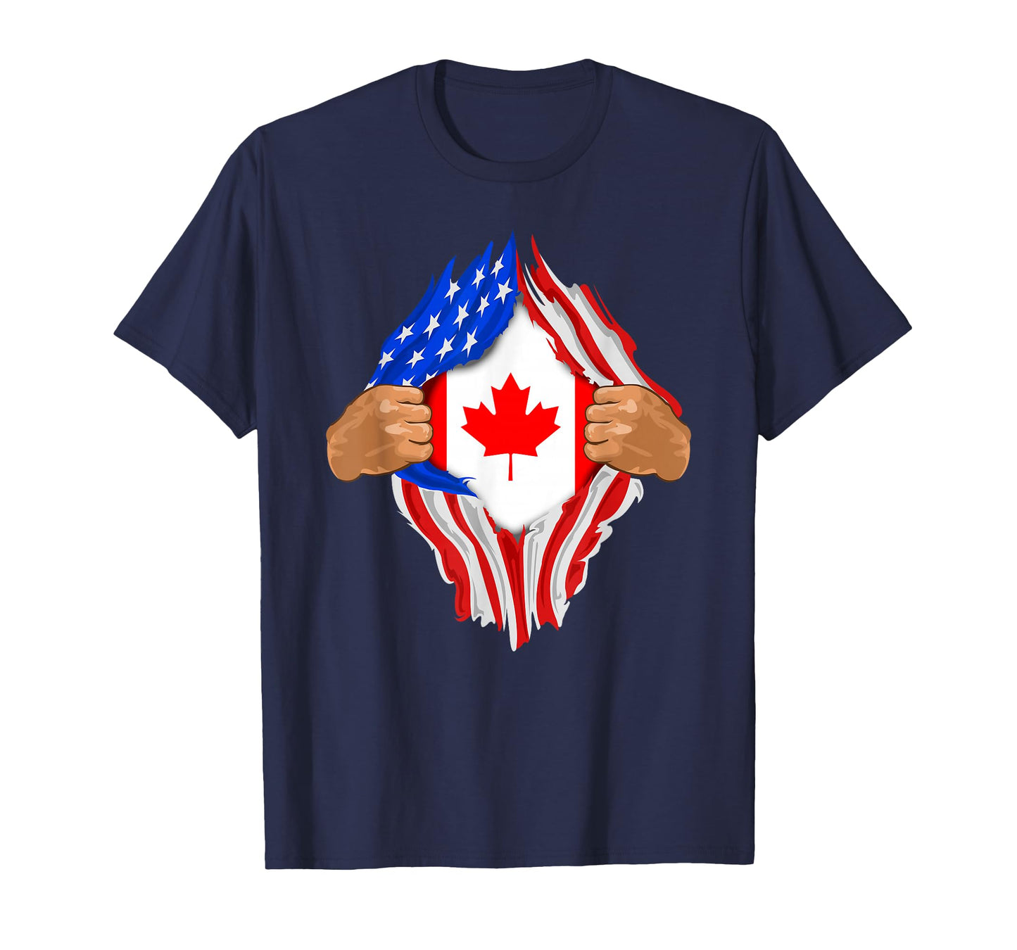Canadian Blood Inside Me T-Shirt | Canada Flag Gift T-Shirt