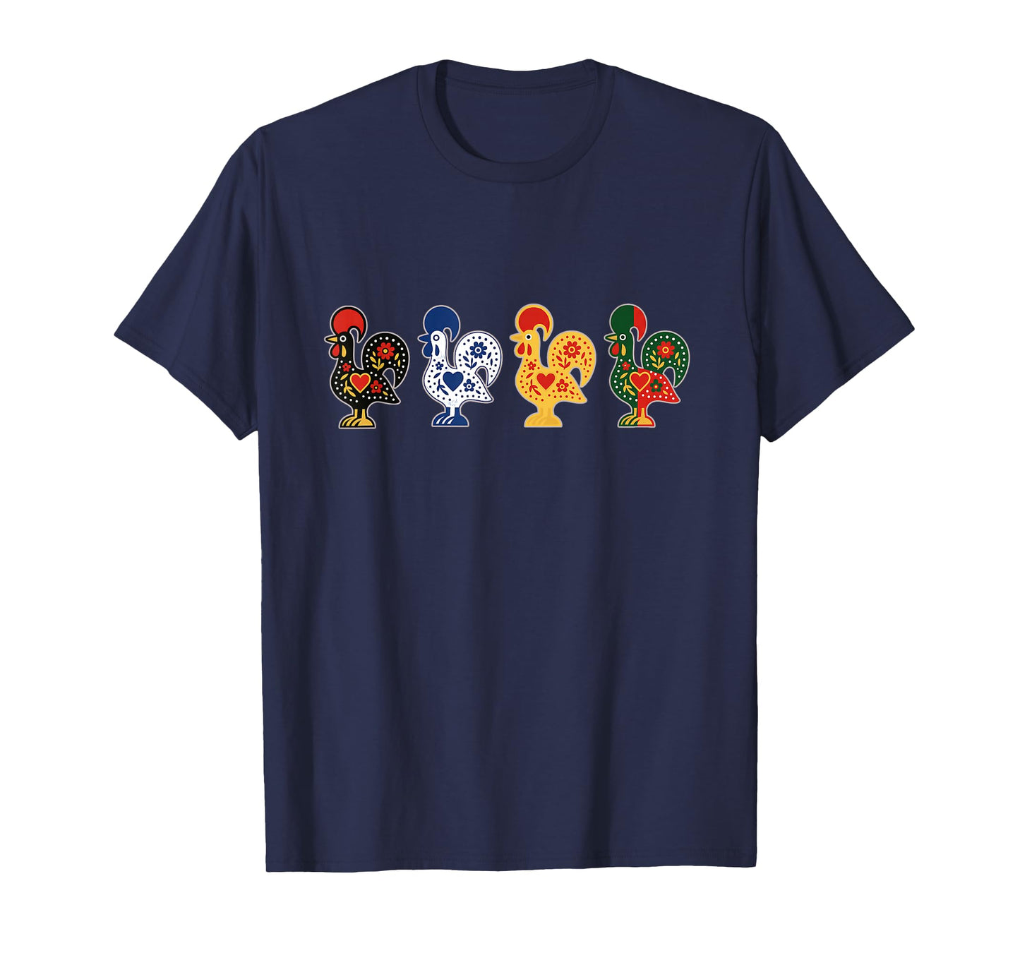 Portuguese Galo de Barcelos Tee Portugal Lisbon Rooster T-Shirt