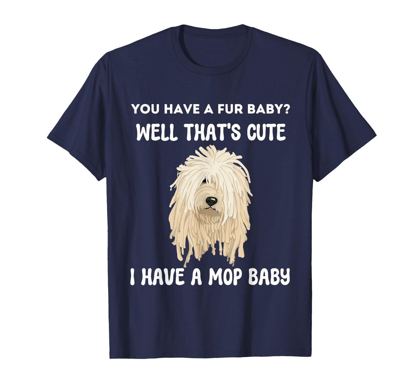 Funny Komondor Mop Dog, Cute Hungarian Sheepdog Women Men T-Shirt
