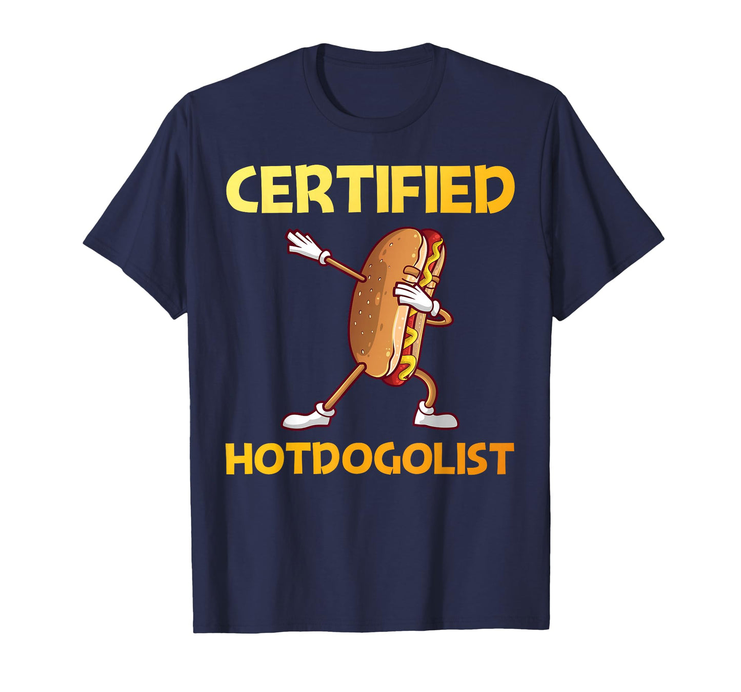 Cool Hotdog Outfit for Men Women Adult Hotdog Hot Dog Lover T-Shirt