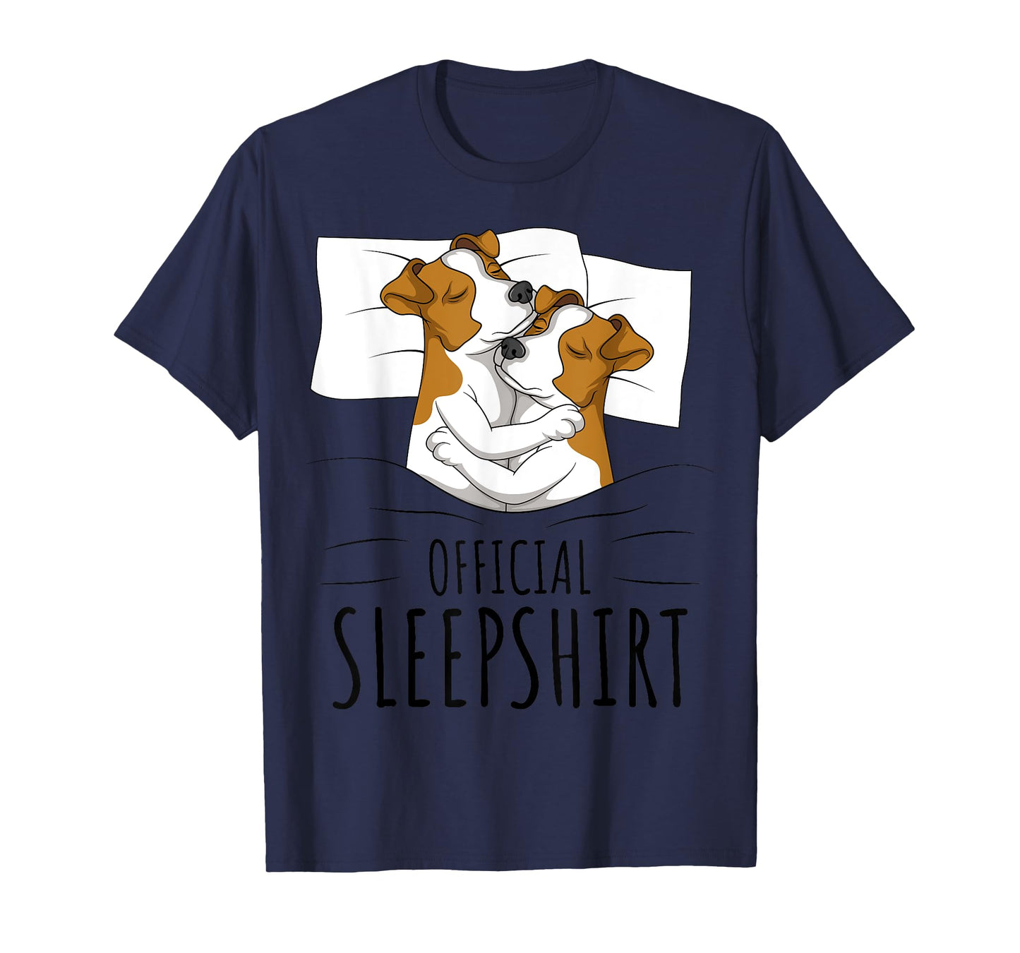 Sleeping Jack Russell Terrier Pyjamas Official Sleepshirt T-Shirt