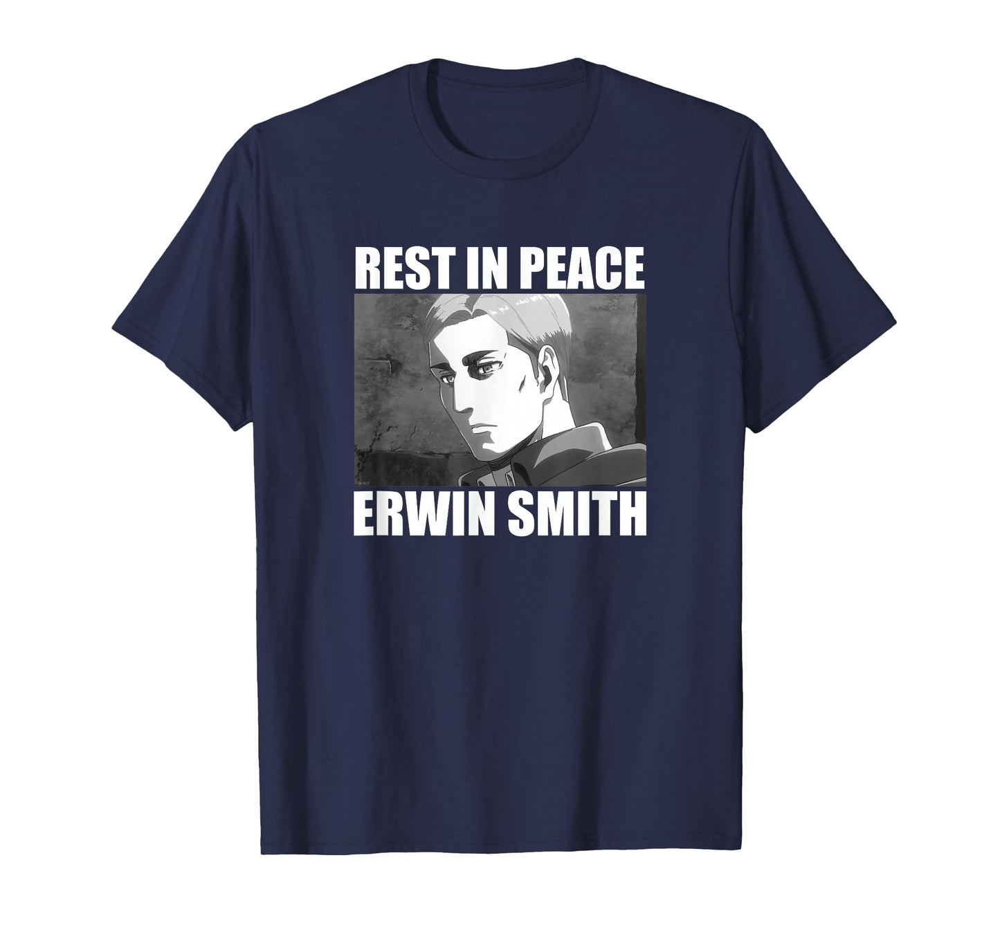 Attack on Titan Season 3 Rest in Peace Erwin Smith Anime T-Shirt