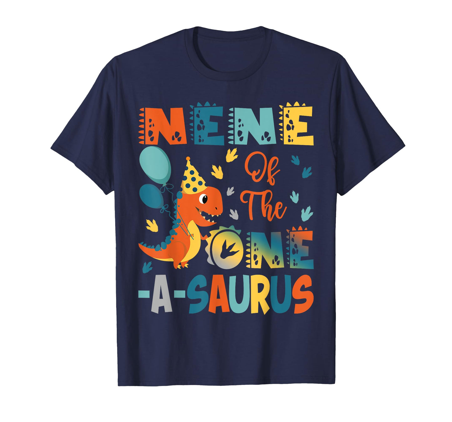 Nene Of The One-A-Saurus 2Nd Birthday Dinosaur Party T-Shirt