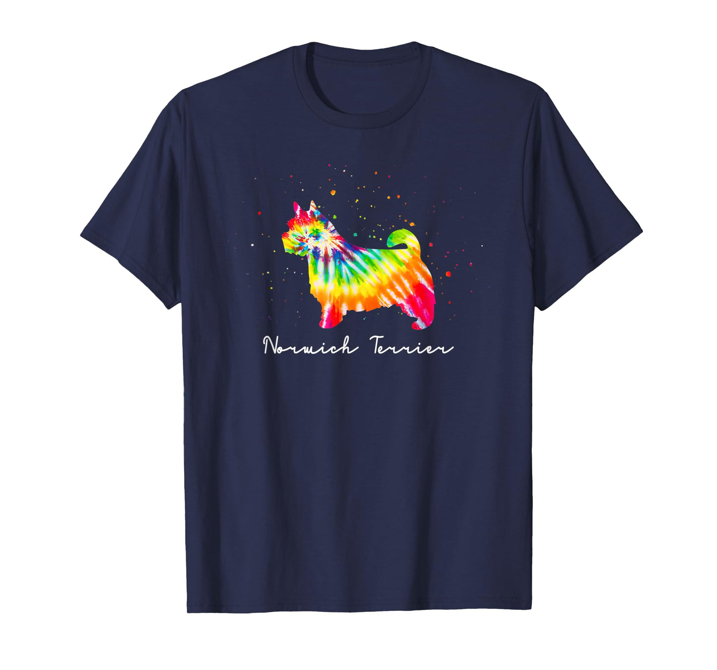 Colorful Norwich Terrier Dog Mom Gifts Norwich Terrier Men Women Kids T-Shirt