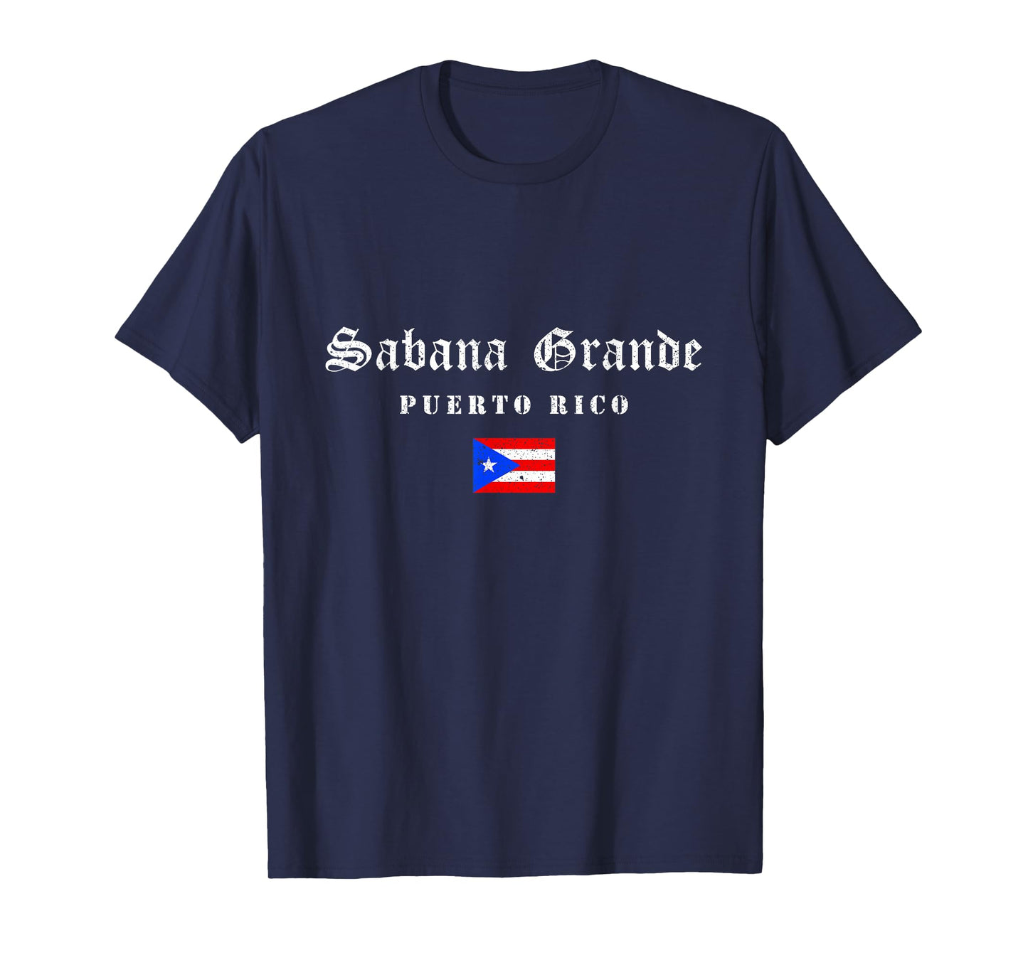 Sabana Grande Puerto Rico Flag Pride Home Root Travel T-Shirt
