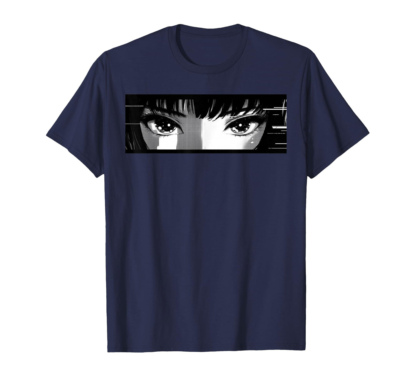 Anime Girl Eyes Japanese Aesthetic Culture Art Manga Otaku T-Shirt