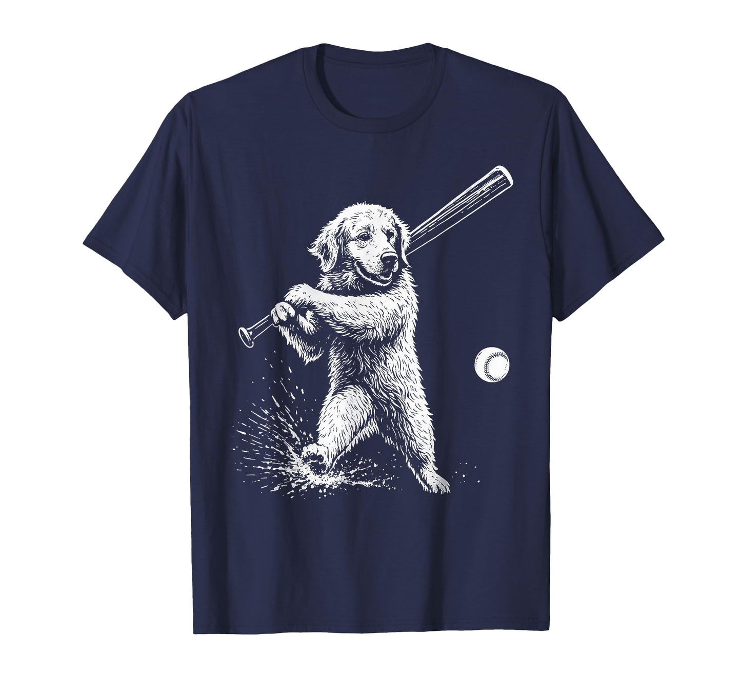 Golden Retriever Baseball Sports Dog Lover T-Shirt