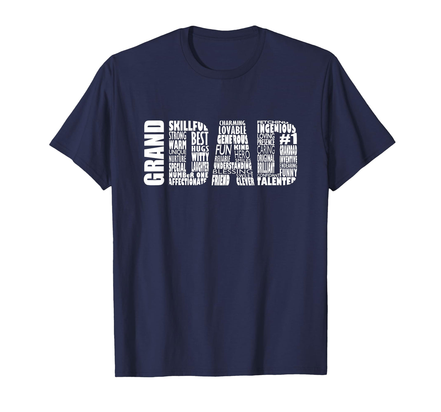 Granddad Grandpa T-Shirt Word Cloud T-Shirt