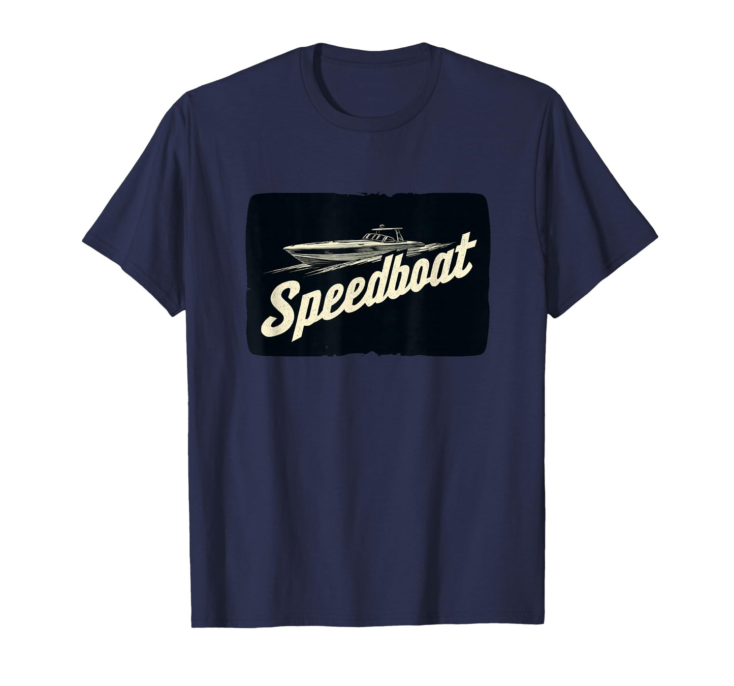 Simple Speedboat Graphic for a Cool Look T-Shirt