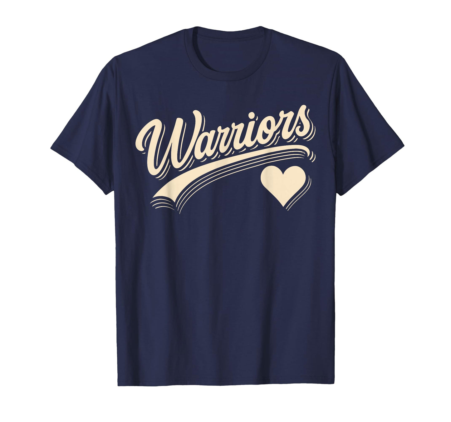 Vintage Warriors Heart Apparel for Men Women Kid Boy Girl T-Shirt