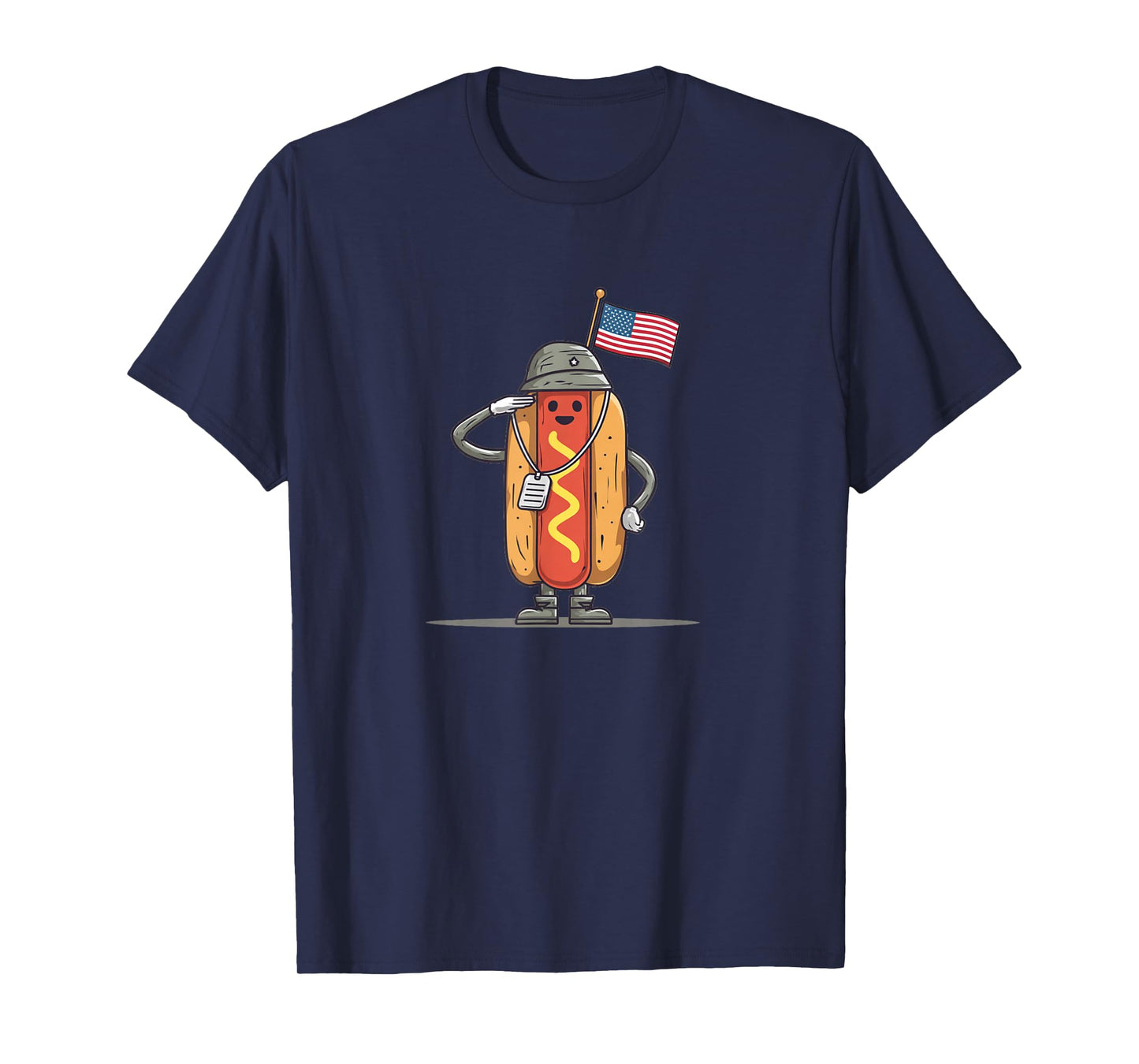 Cool Military Weenie Costume for Hotdogs Lovers T-Shirt