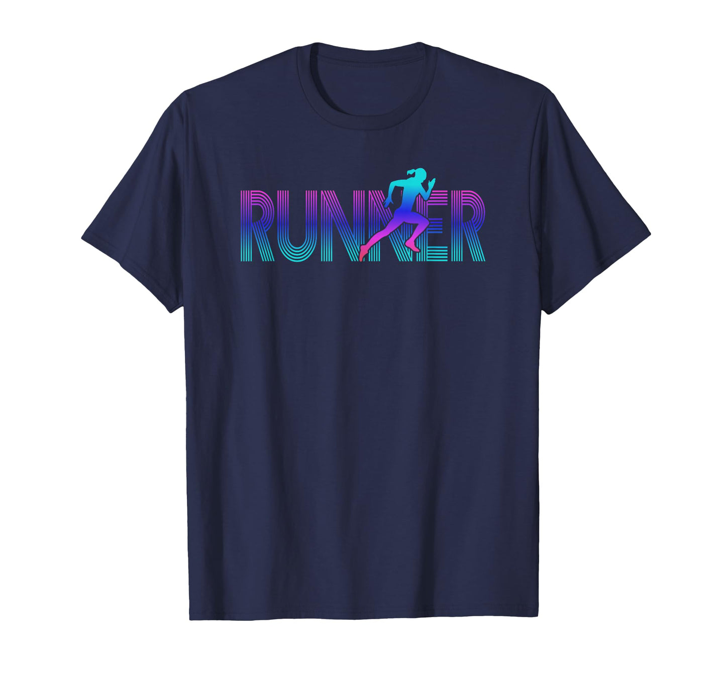 RUNNER Track & Field Cross Country Female Marathon Running T-Shirt