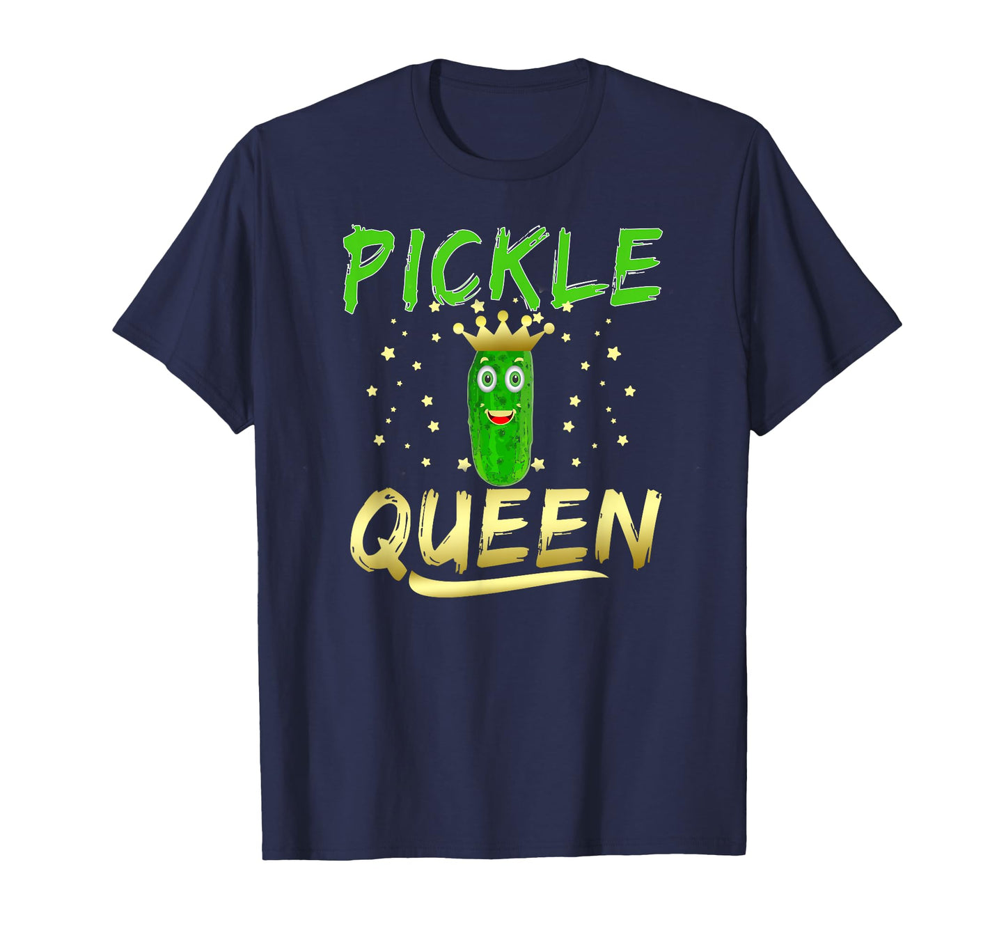 Pickle Queen Funny Pickle Enthusiast Cucumber T-Shirt