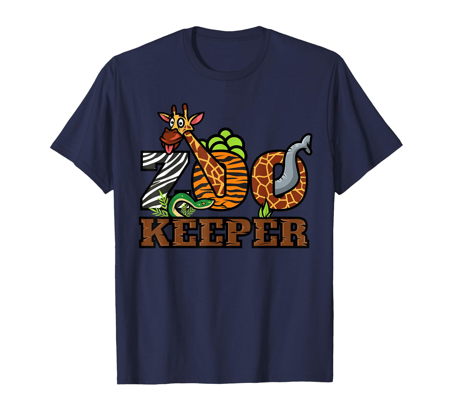 Zoo Keeper Funny Jungle Safari Animal Lover Gift Men Women T-Shirt