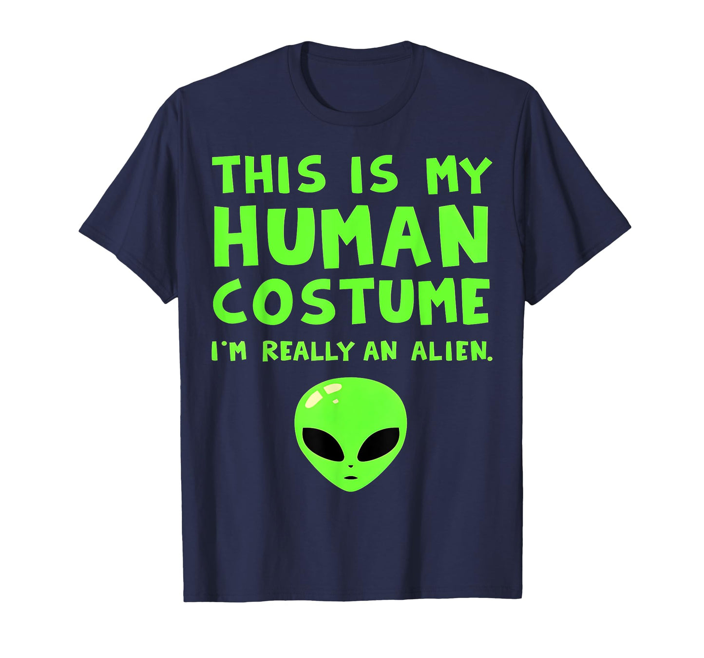Funny Alien Human Costume T-Shirt