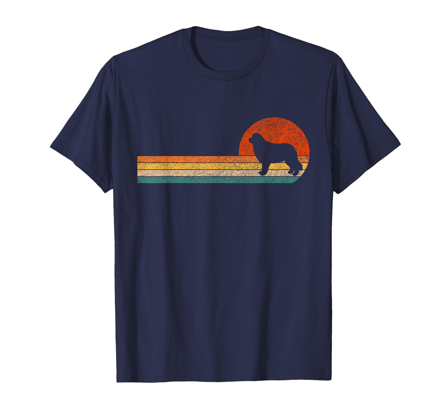 Funny Newfoundland Dog Newfie Owner Retro Vintage T-Shirt