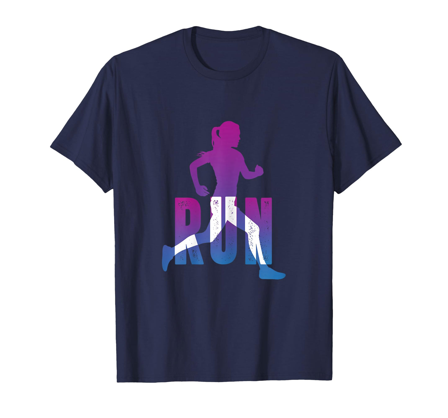 Run Running Girl Cross Country Inspirational T-Shirt