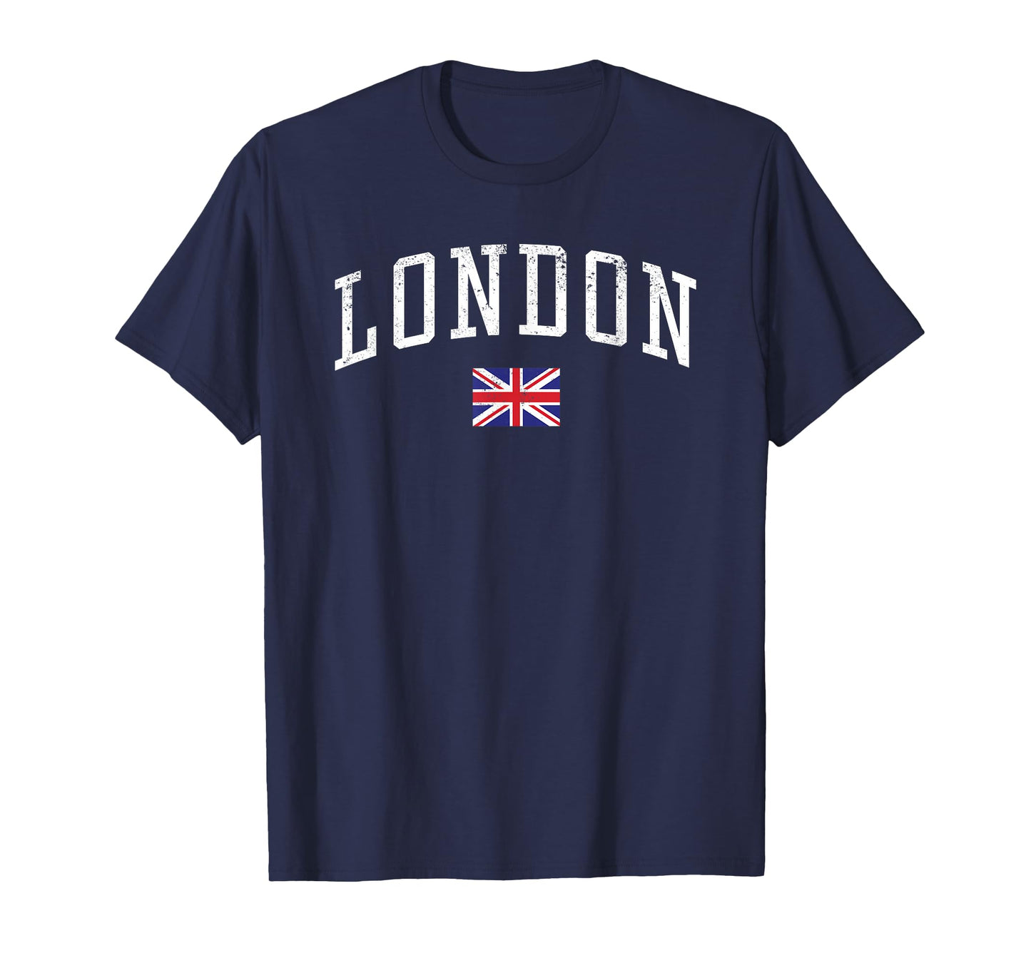 Vintage London England Country Flag Souvenir Vacation T-Shirt