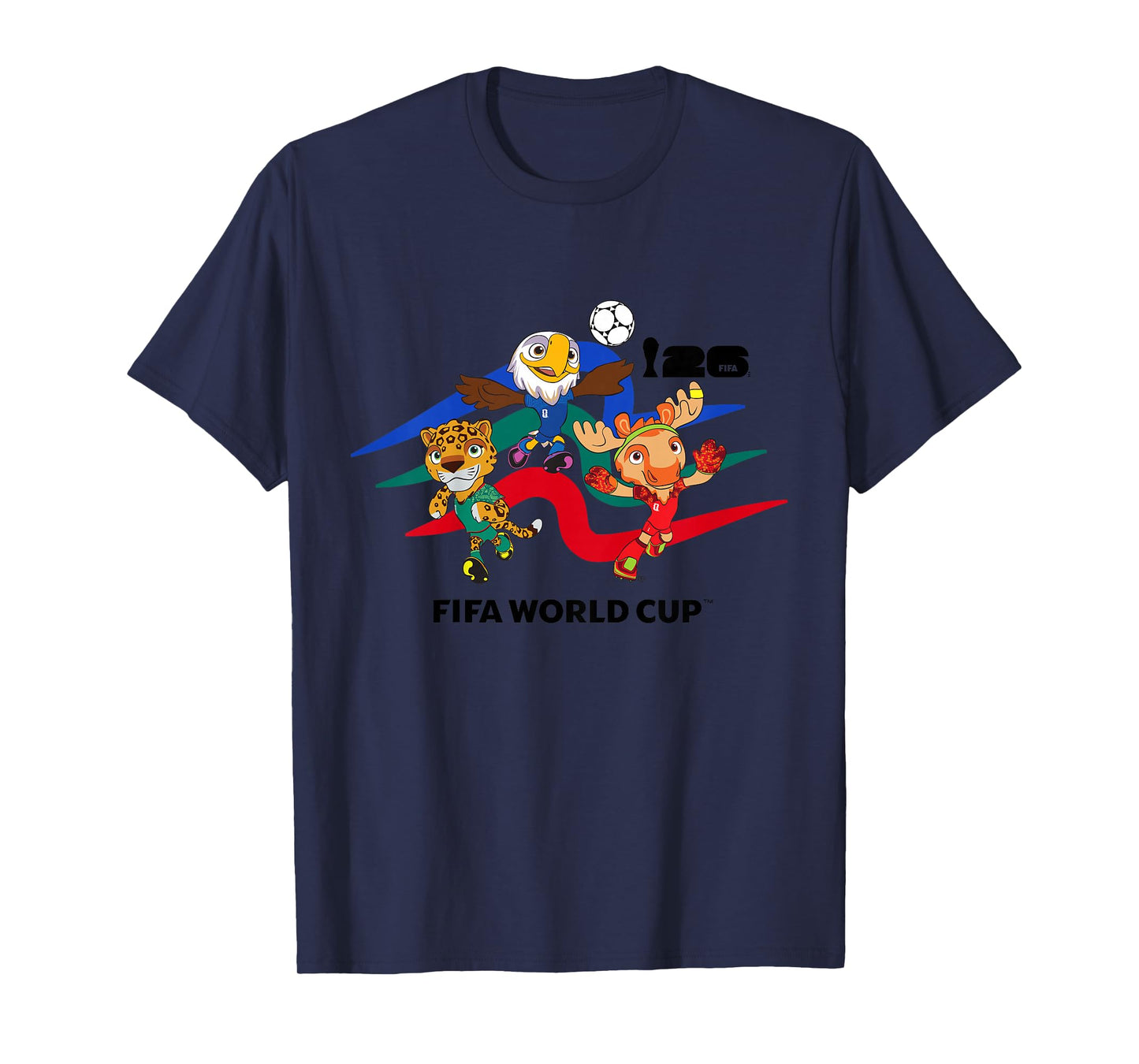 Kids FIFA World CUP26 Host Country Mascots Action T-Shirt