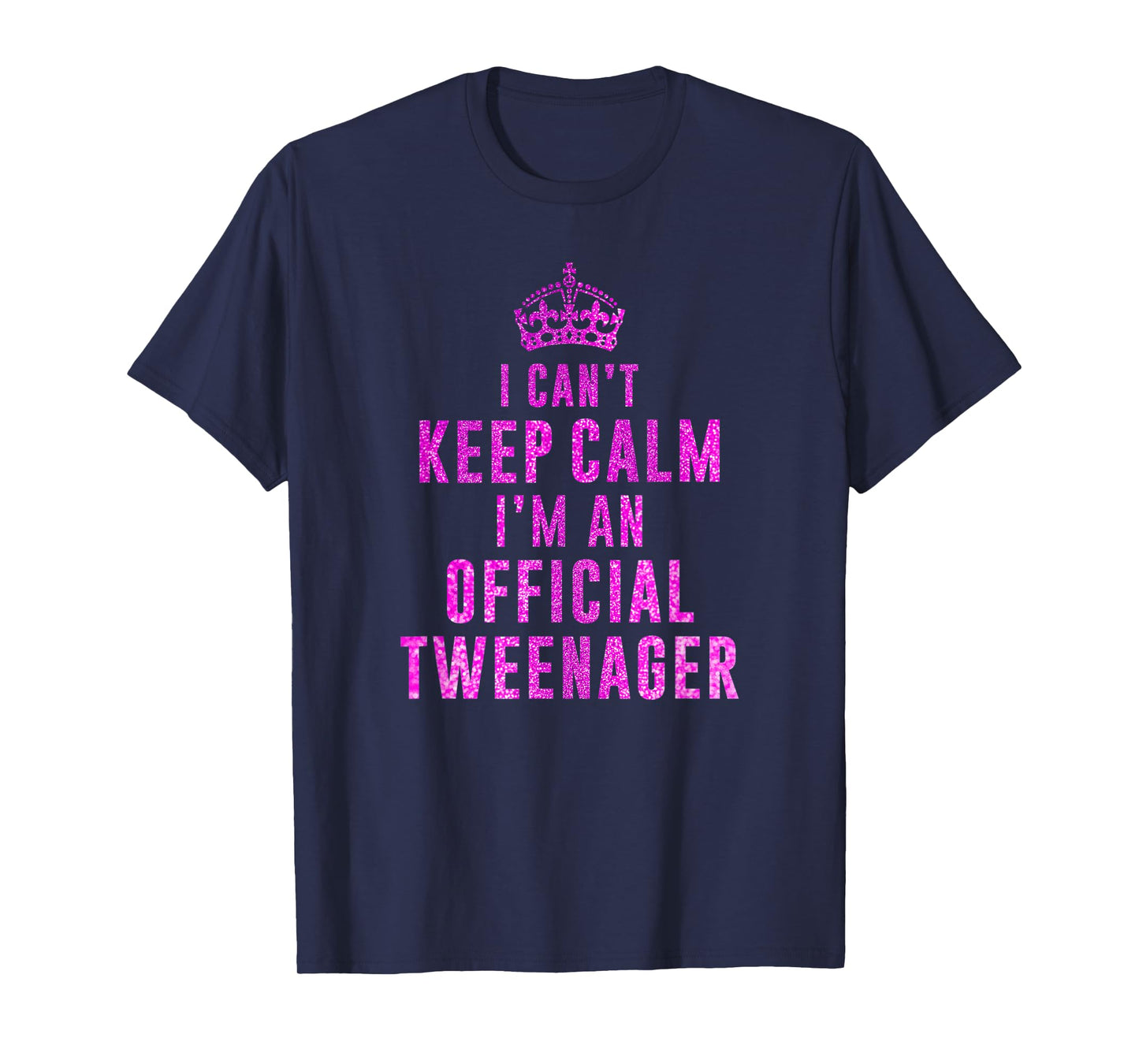 i can't keep calm i'm an official tween birthday party T-Shirt