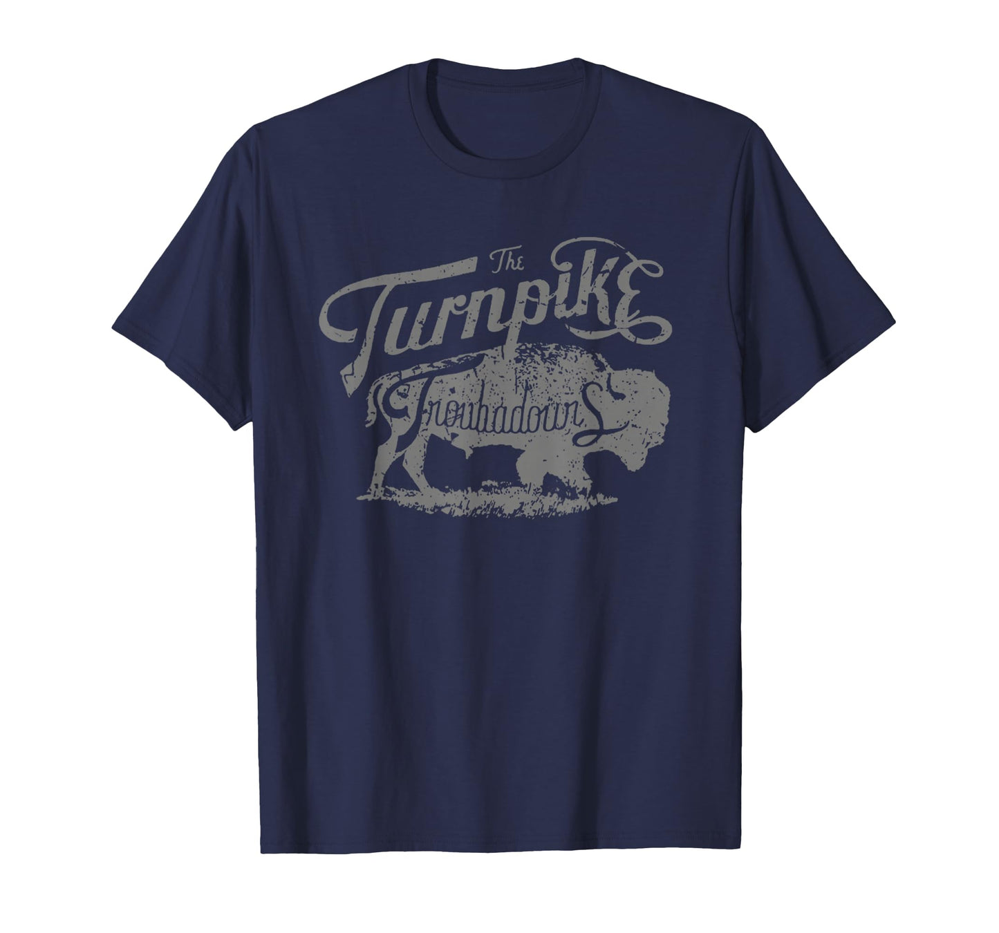 Vintage Men Turnpike Distressed Country Music T-Shirt