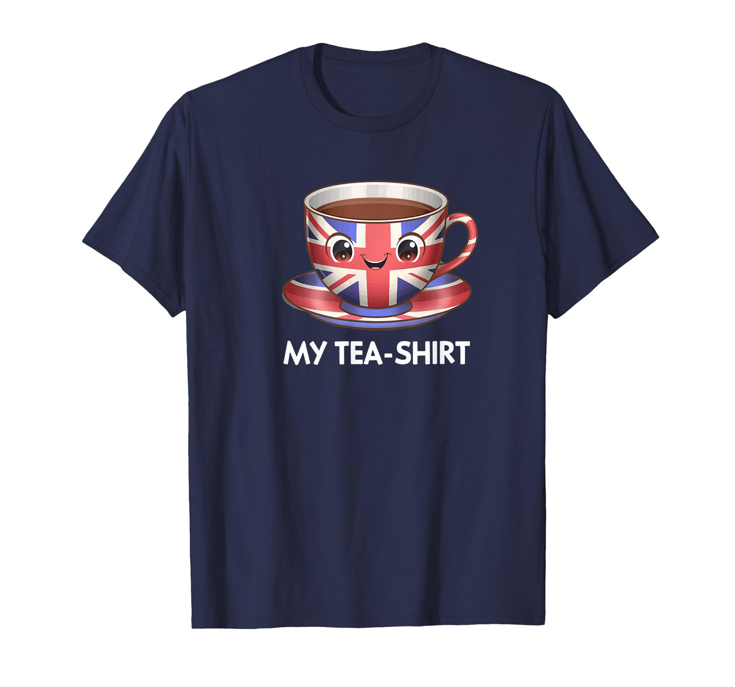I Love English Tea Party UK Flag London Souvenir Funny Tea T-Shirt