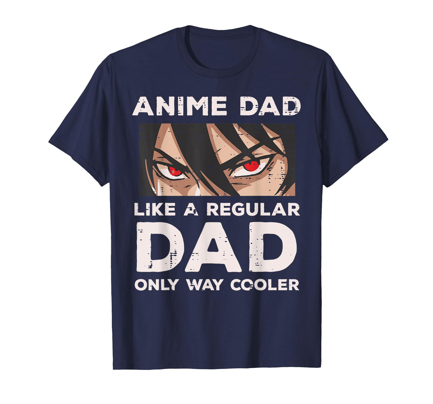 Anime Dad Like Regular Cooler Funny Fathers Day Daddy Papa T-Shirt