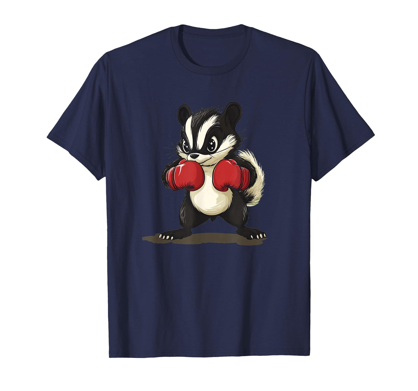 Funny Skunk Costume with Boxing Gloves for Boys and Girls T-Shirt