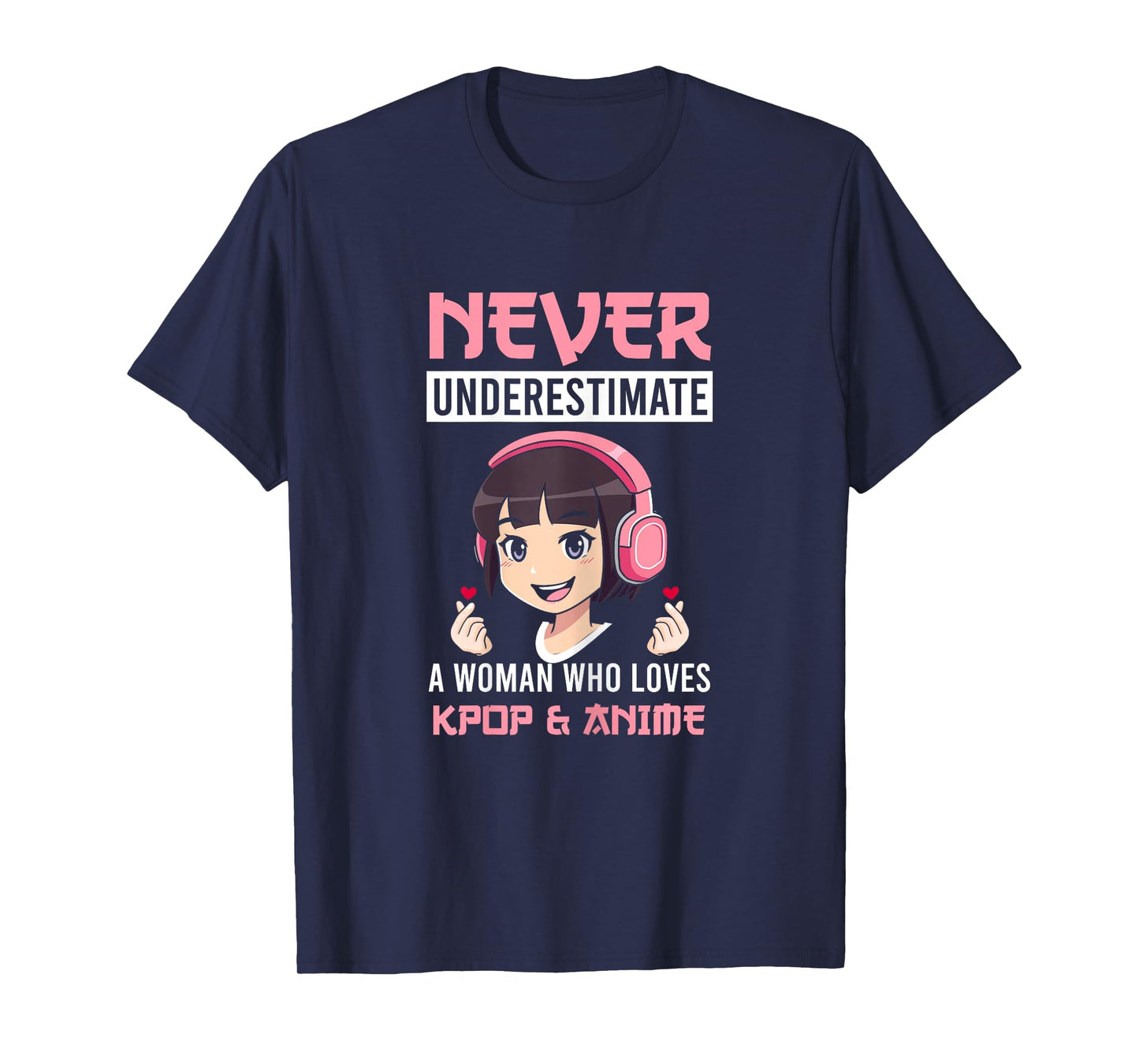 A Woman who Loves Kpop Anime Merch K-pop Merchandise Gift T-Shirt