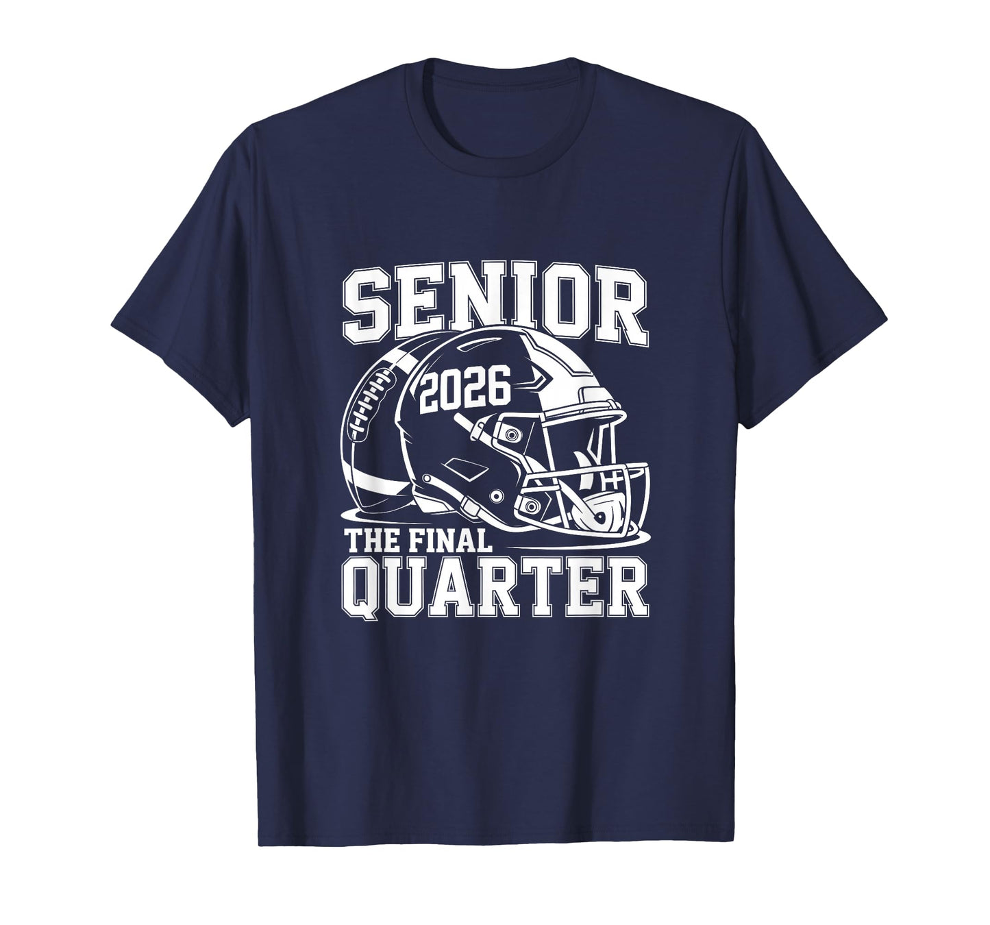 Football Senior School Class of 2026 Football Player T-Shirt