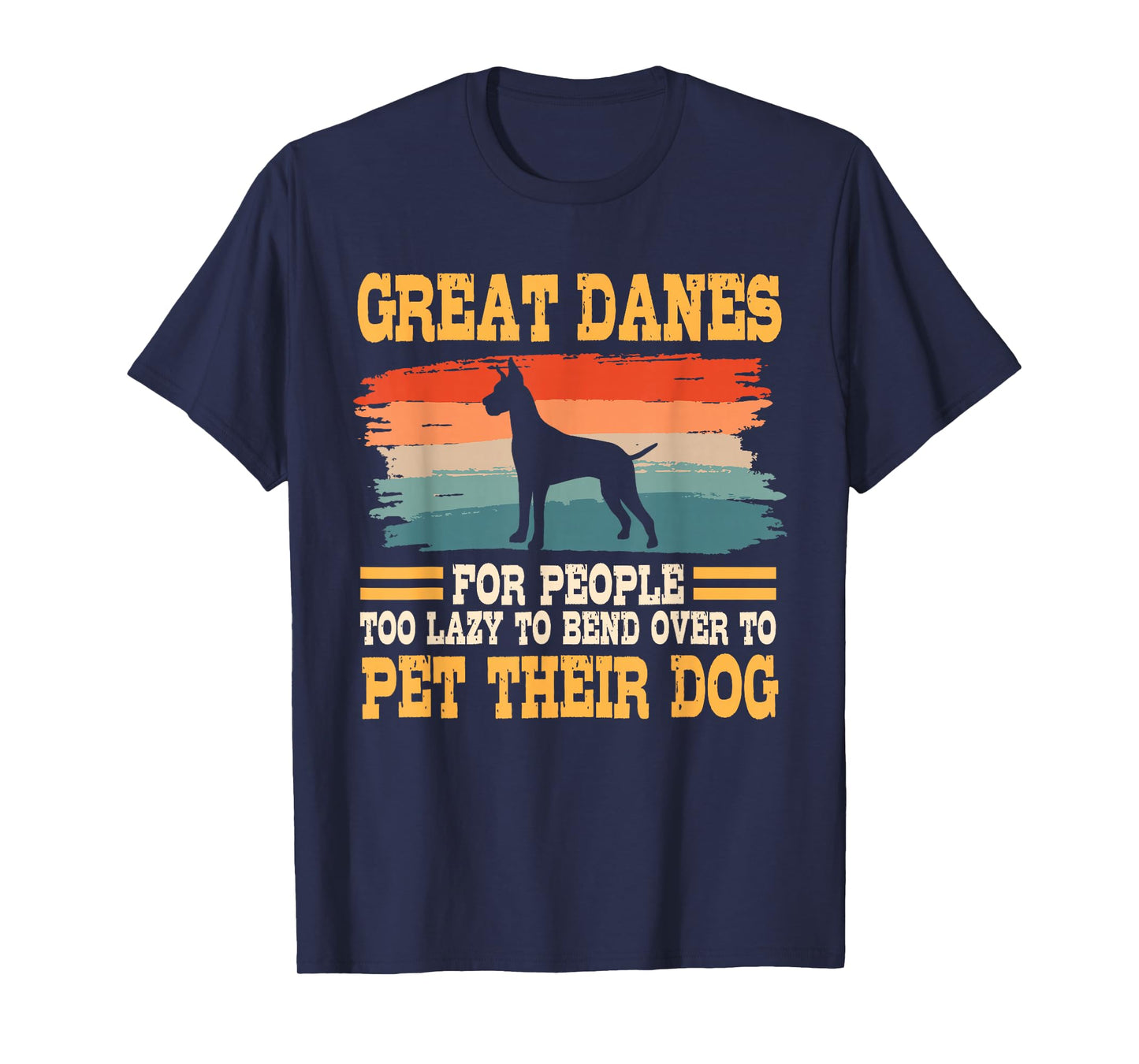 Great Dane Retro Vintage German Mastiff Gentle Dog Lover T-Shirt