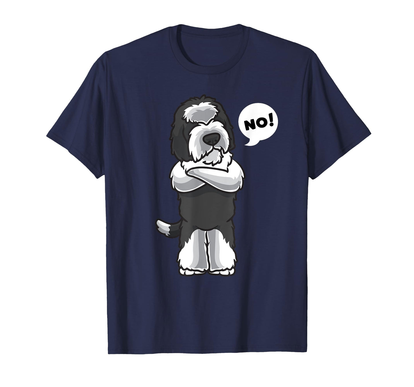 Stubborn Sheepadoodle Dog Funny T-Shirt