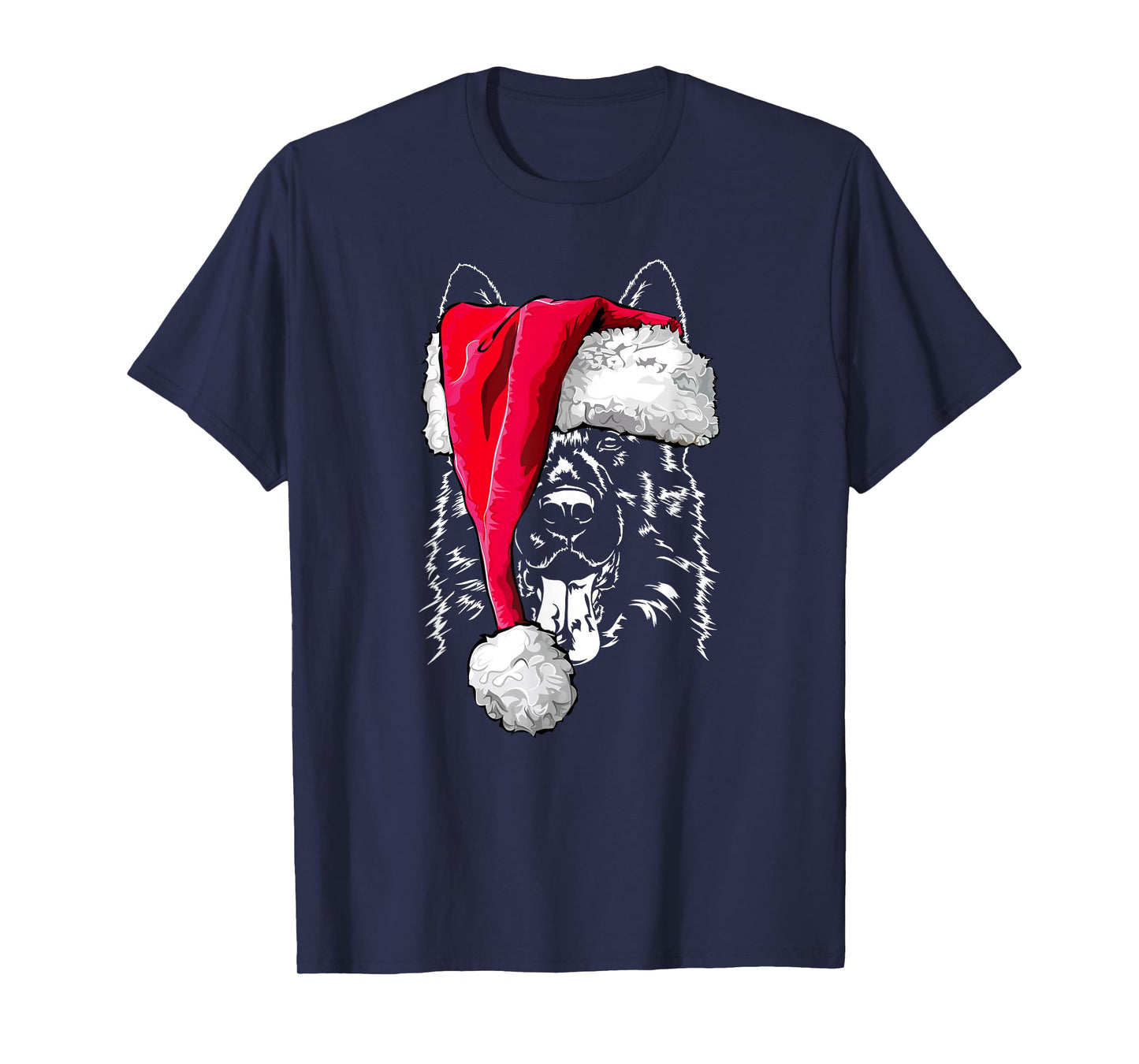 Funny German Shepherd Christmas T Shirt dog shirt tee gift T-Shirt