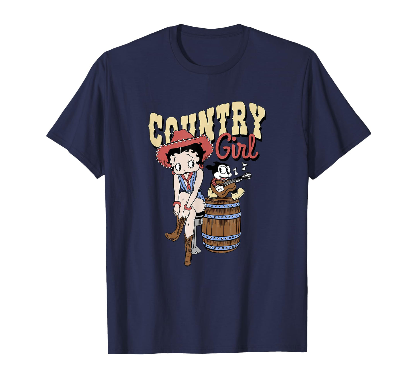 Betty Boop Sassy Country Girl Vintage Betty T-Shirt