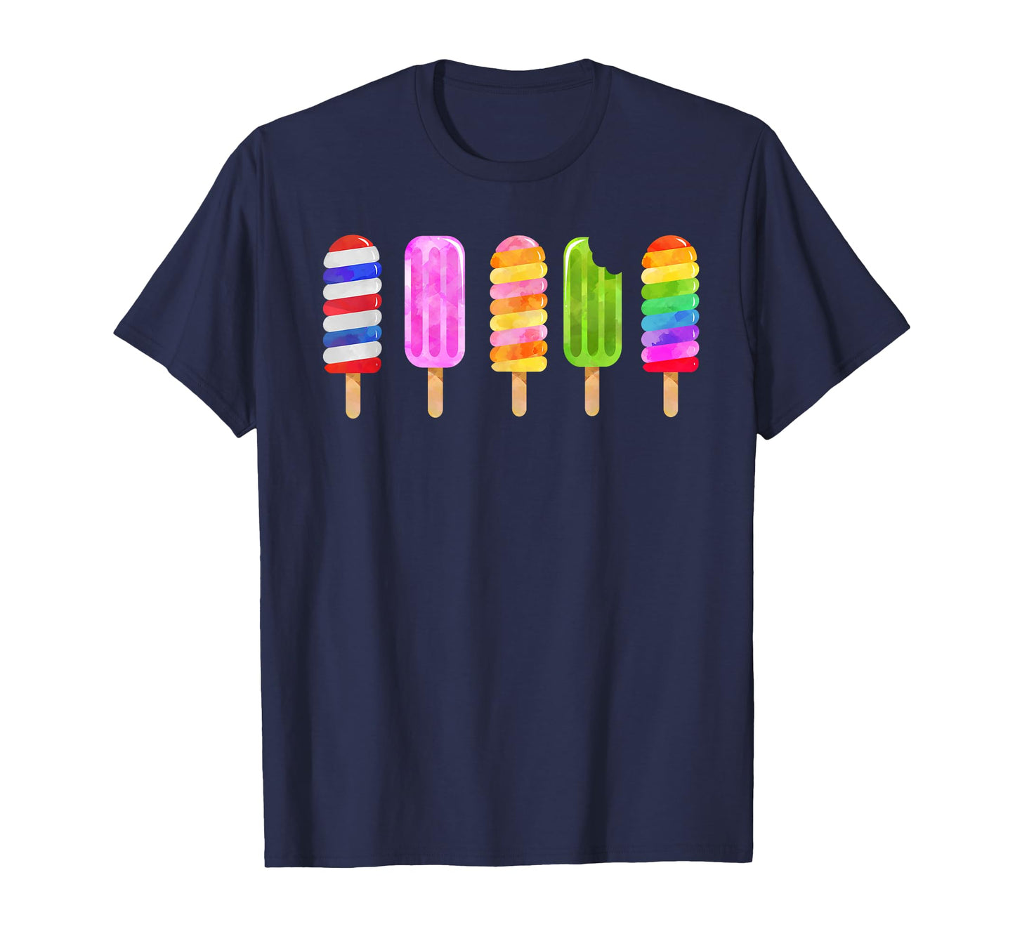 Summer Shirt for Kids Popsicles Fun Birthday Camp Swimming T-Shirt