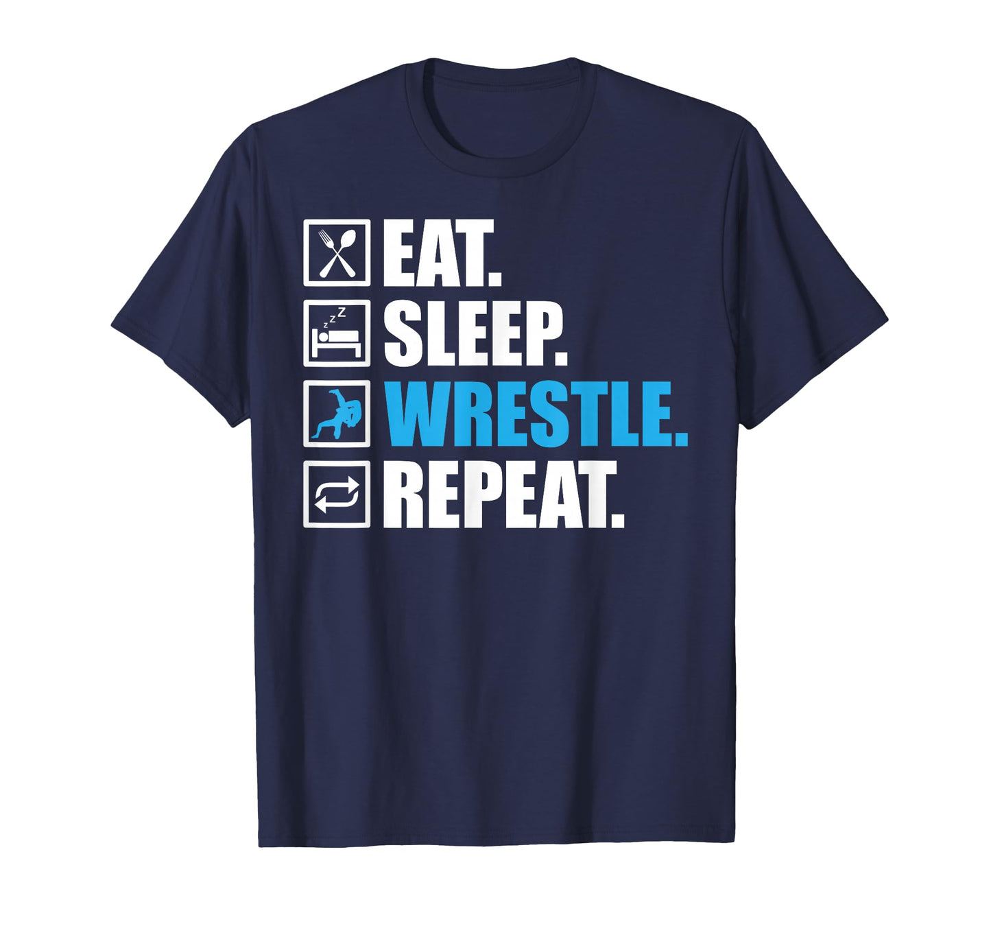 Funny Wrestling Designs for Men Women Wrestle Athlete Fans T-Shirt Small