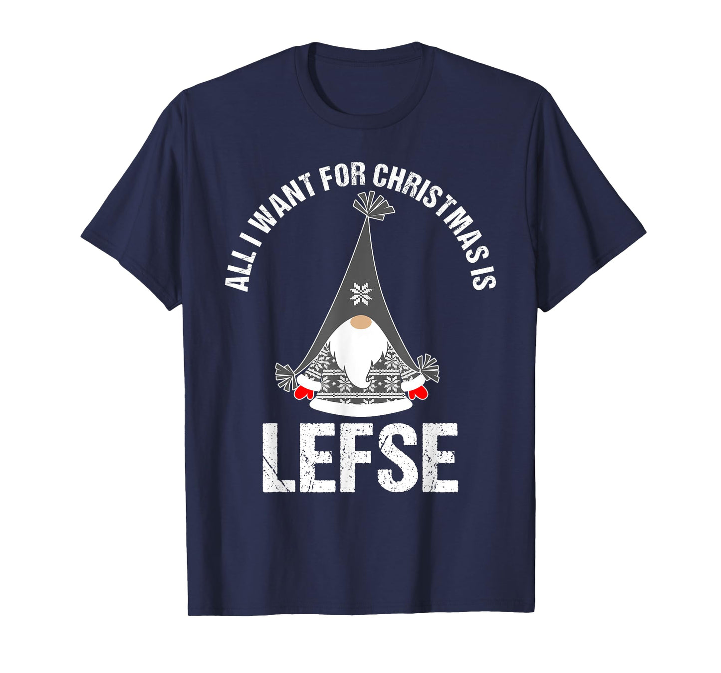 Lefse Christmas Tomte Gnome TShirt Scandinavian Nordic