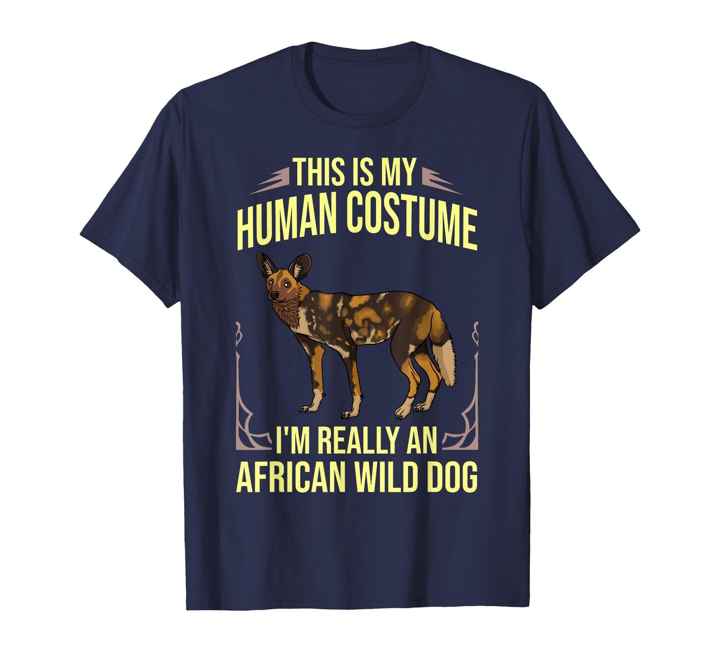African Wild Dog Gift African Painted Dog Pup T-Shirt
